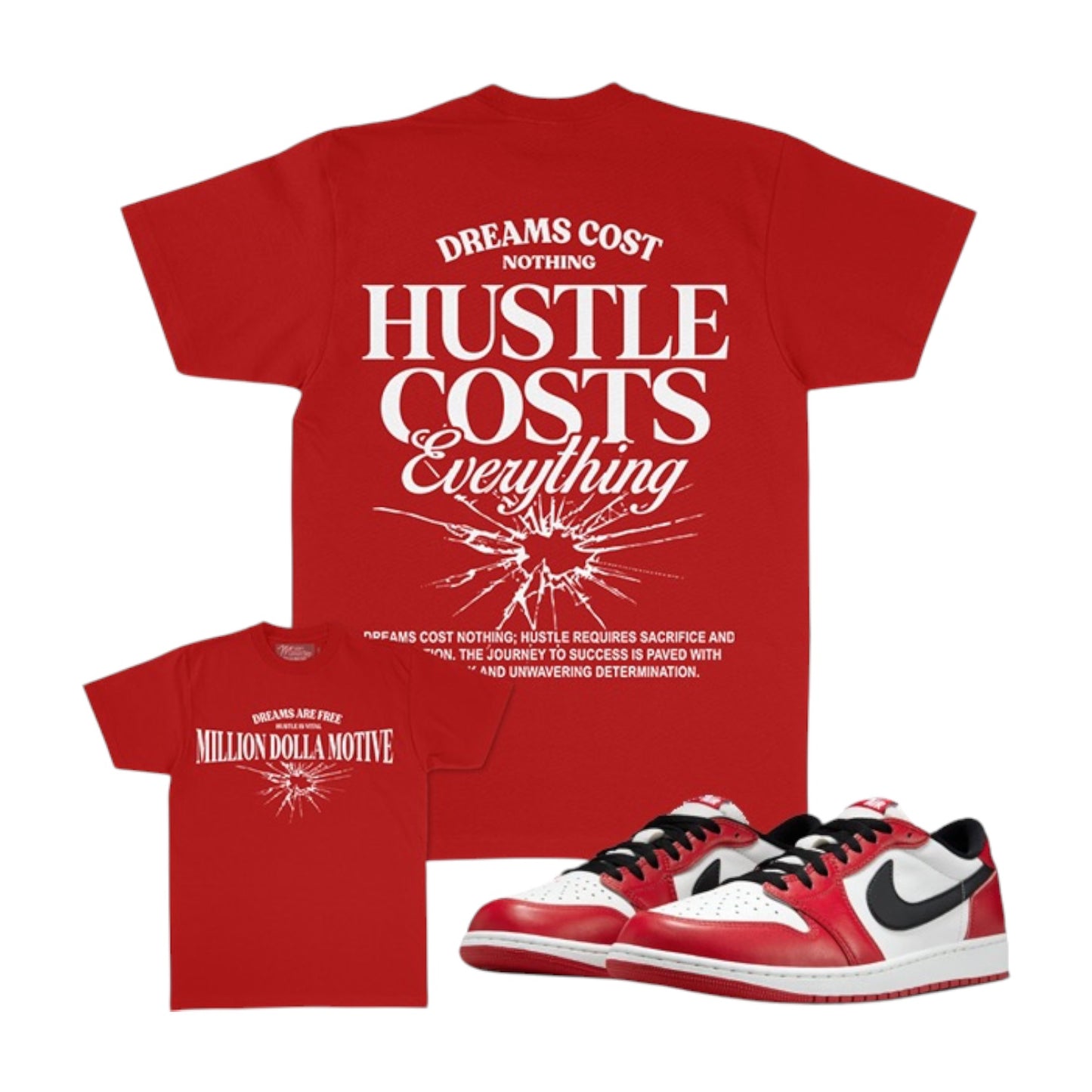 MILLION DOLLA MOTIVE: Hustle Costs Everything SS Tee
