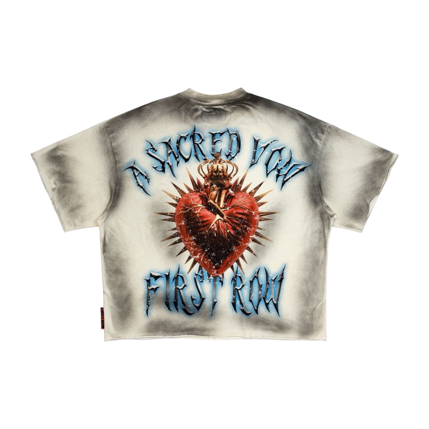 FIRST ROW: Sacred Vow Heavenly Crop Tee FRM3039