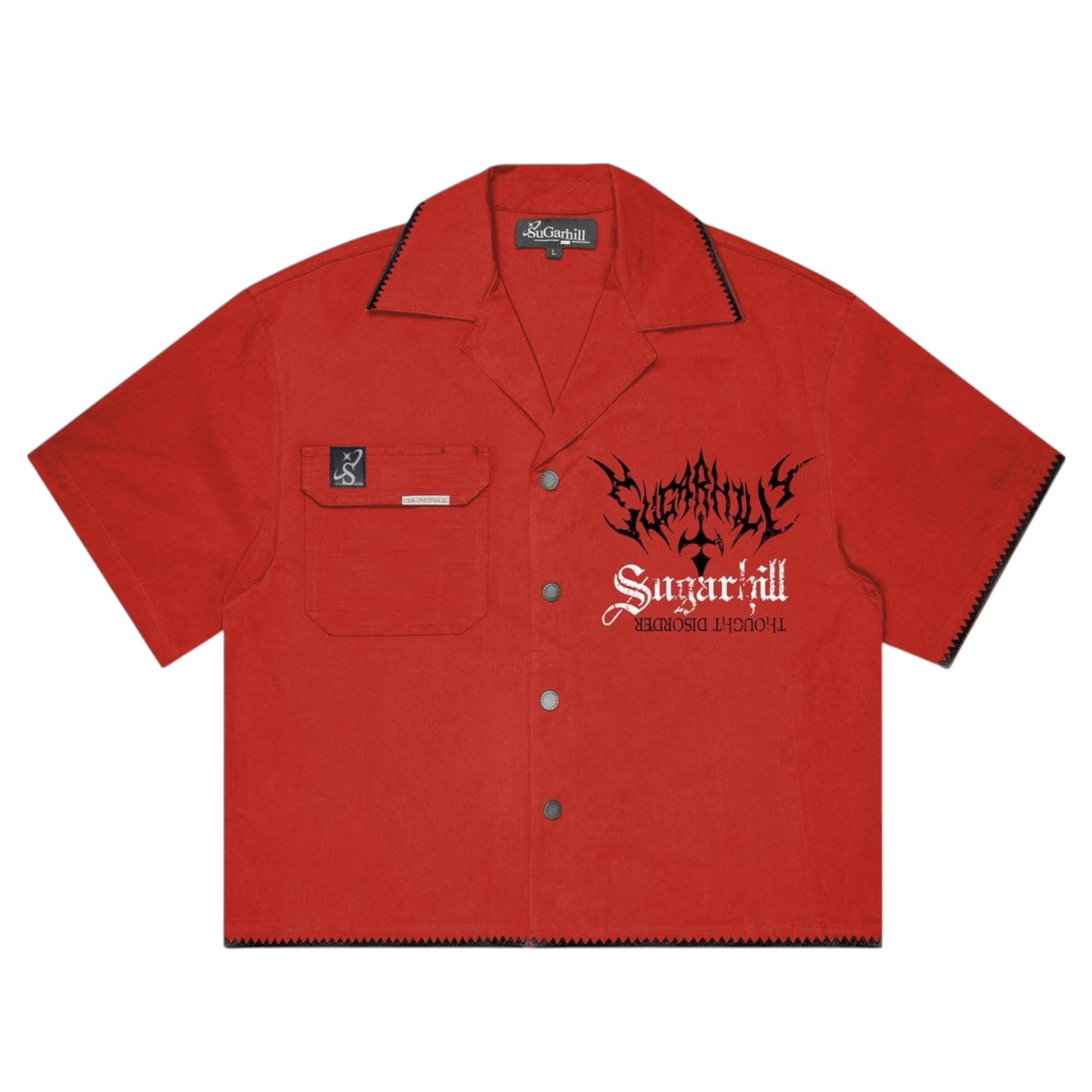 SUGARHILL: Sinister Nylon Lounge Shirt 77