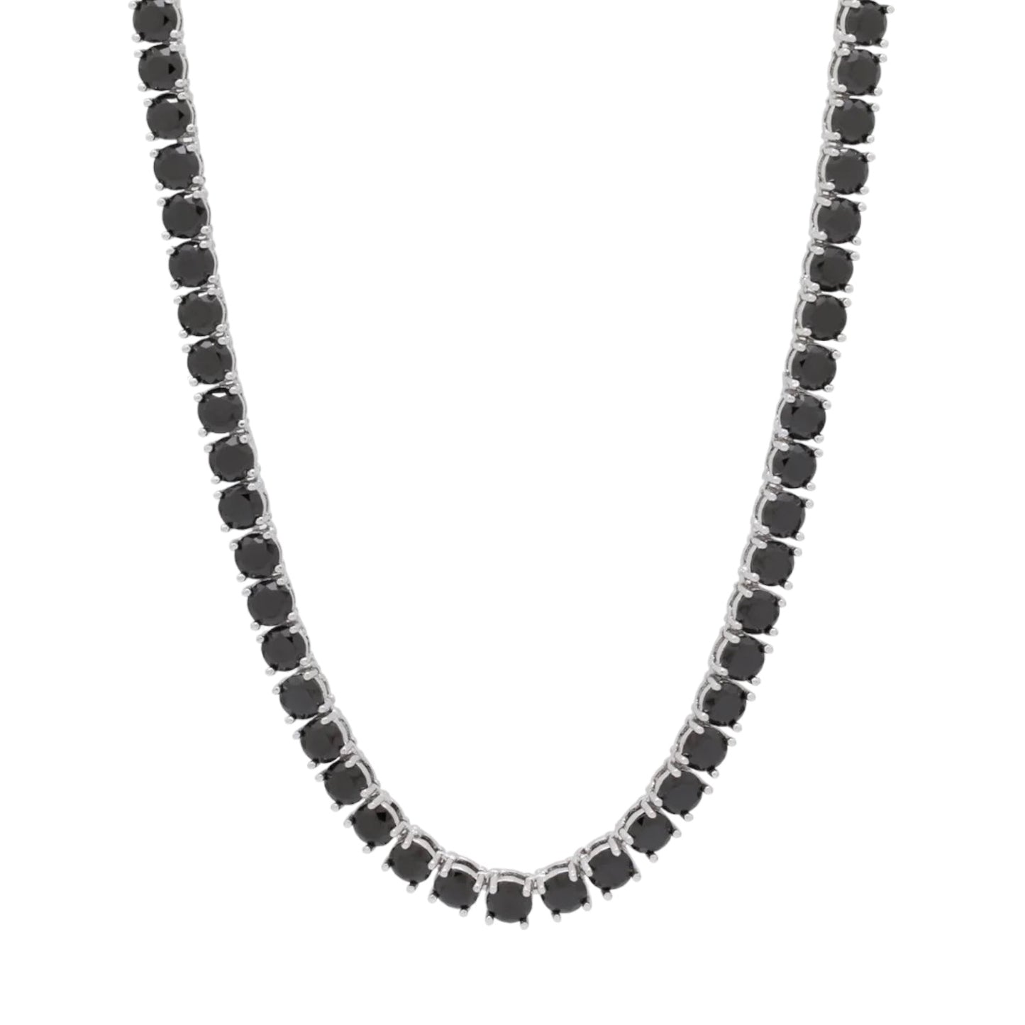 KING ICE: 5mm Onyx Tennis Chain