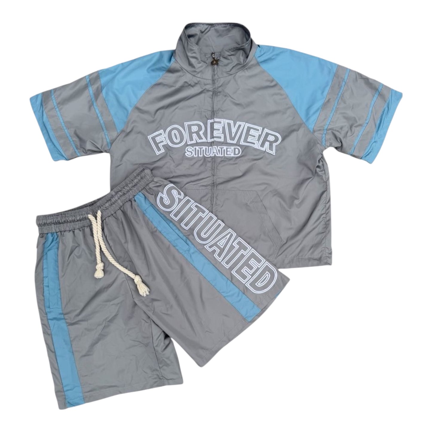 FOREVER SITUATED: Nylon Short Track Set