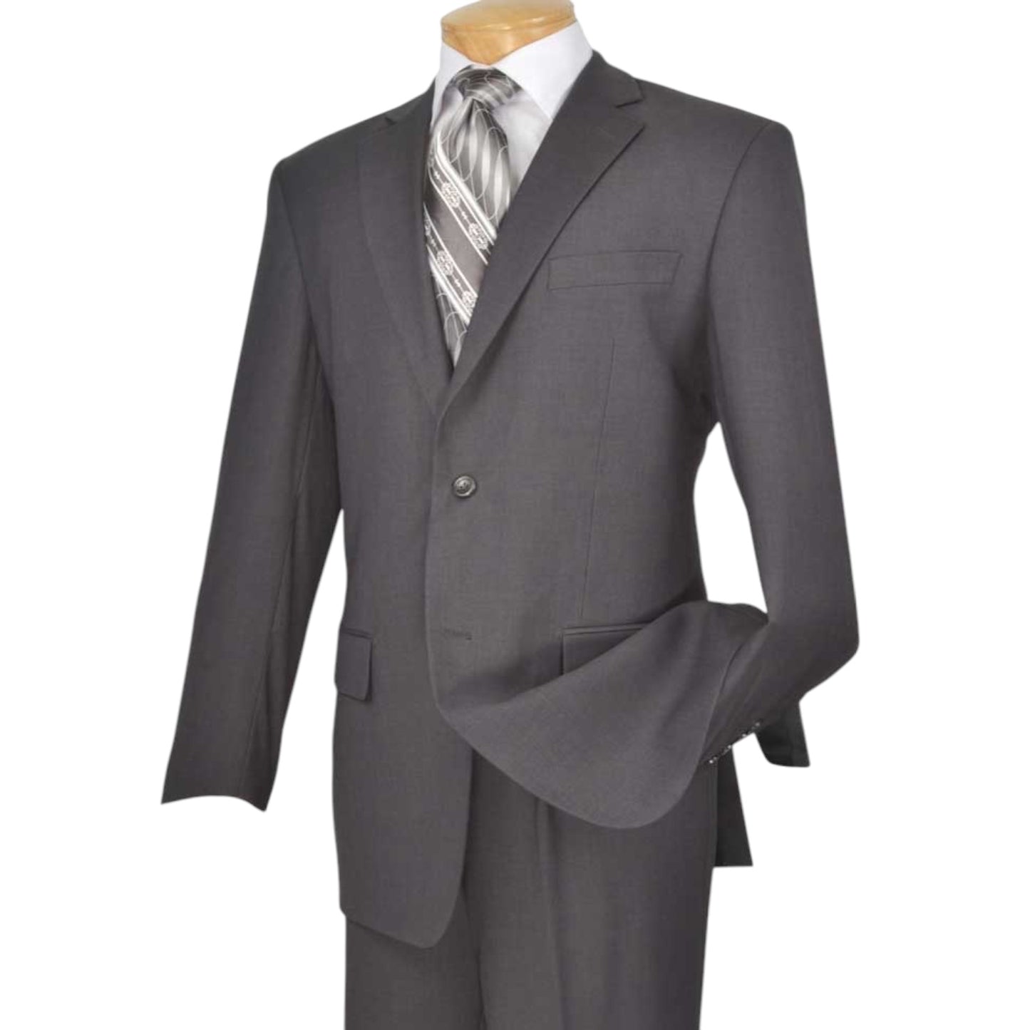 VINCI: 2pc. Solid Vested Suit 2TR