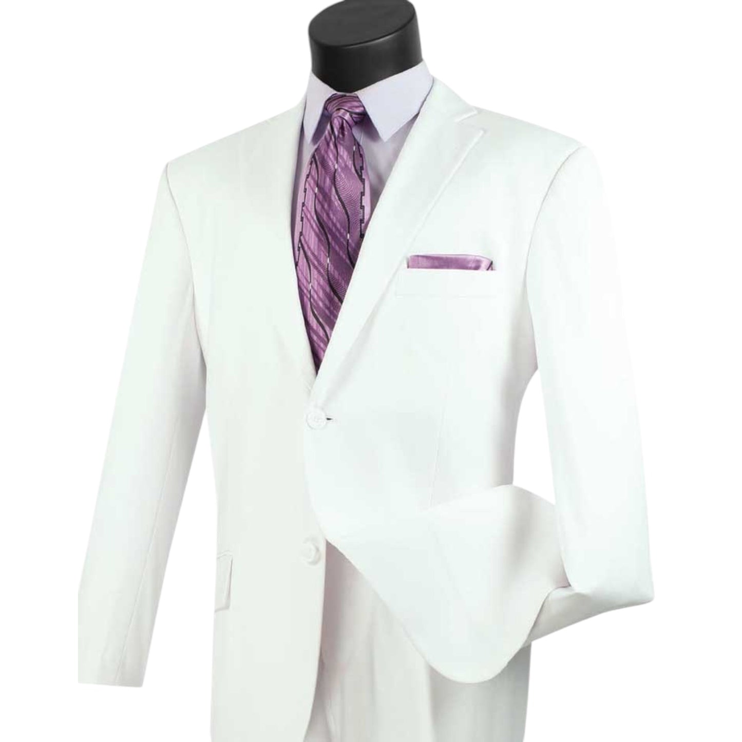 VINCI: 2pc. Solid Vested Suit 2TR