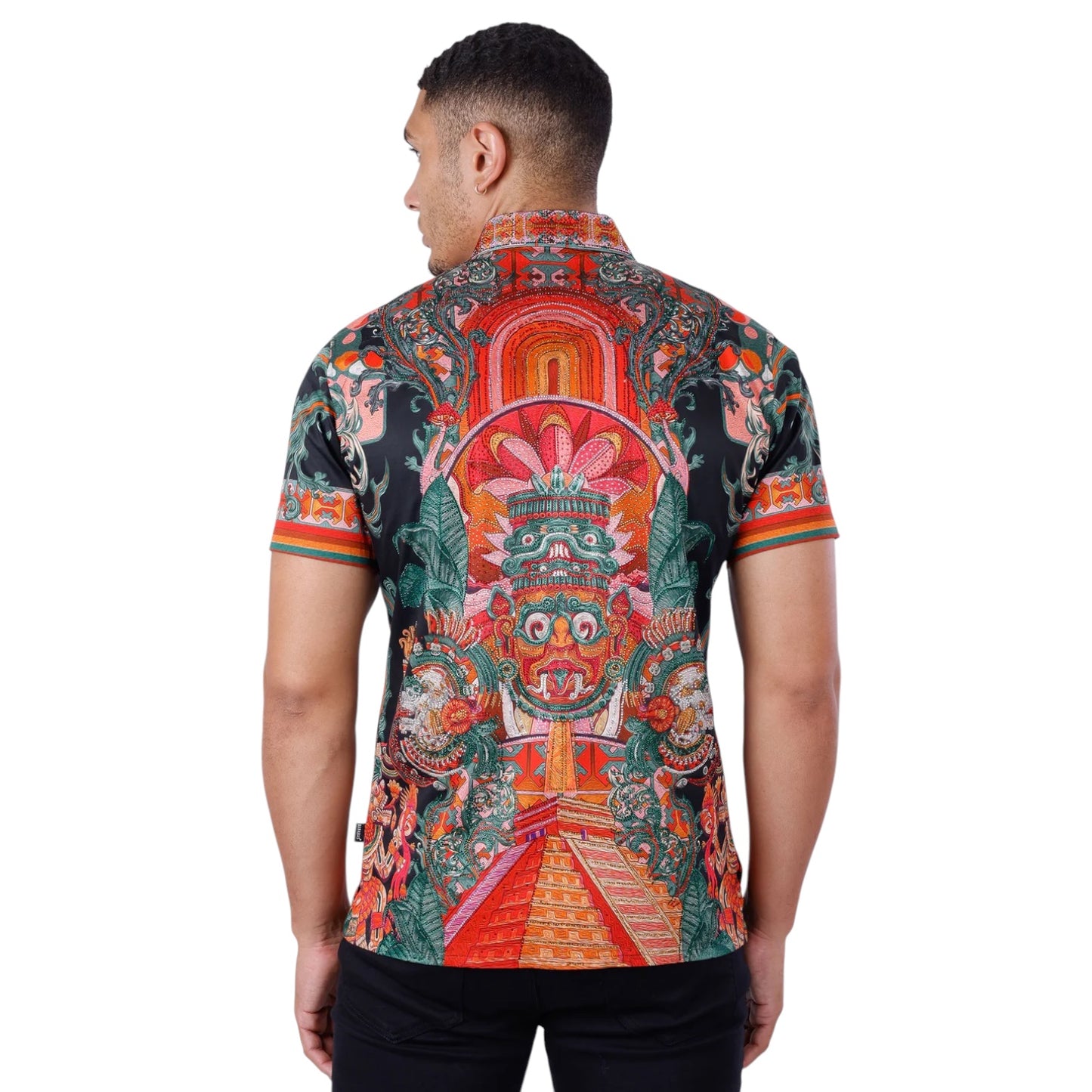 BARABAS: Flickerkilt Short Sleeve Dress Shirt 4SSR11