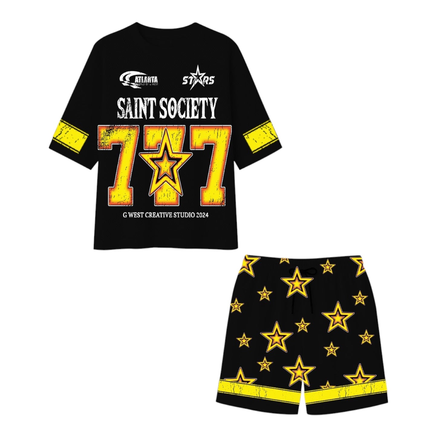 G*WEST: Saint Society Mesh Short Set 5006