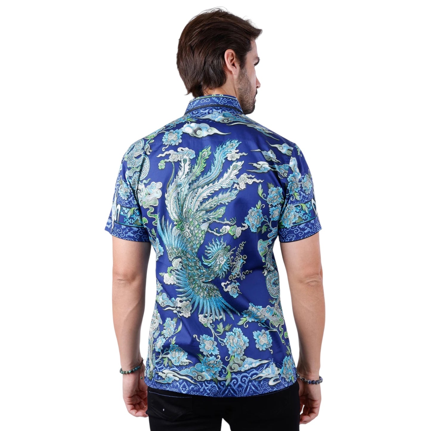 BARABAS: Flitstich Short Sleeve Dress Shirt 4SSR10