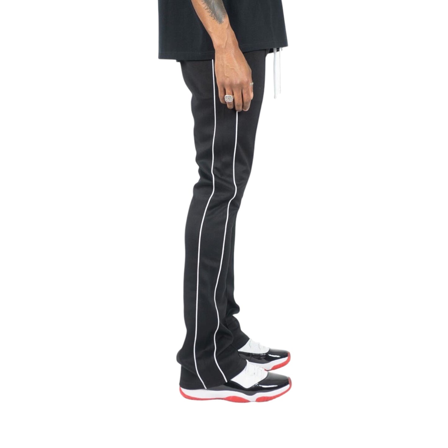 REBEL MINDS: Stacked Track Pants 100-470