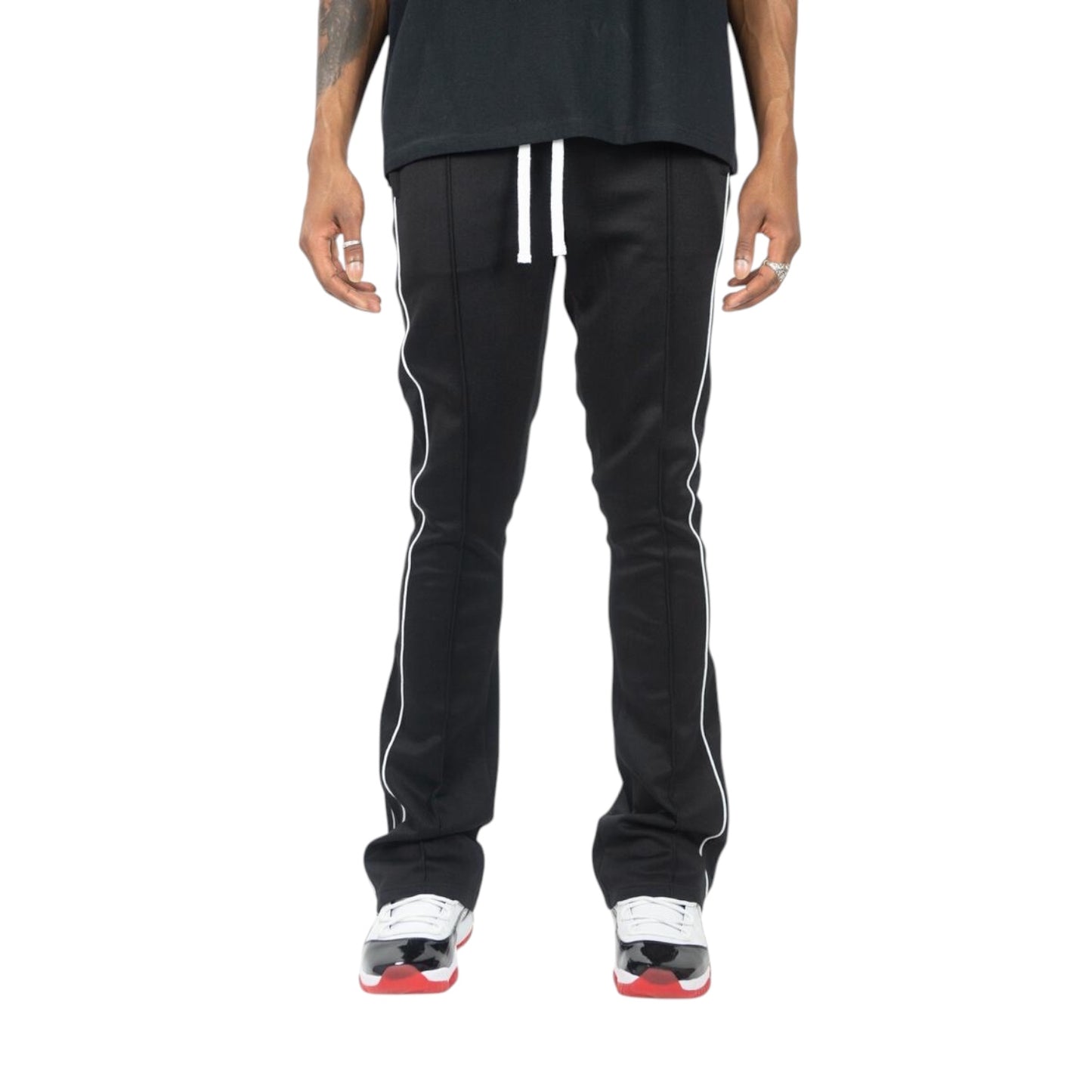 REBEL MINDS: Stacked Track Pants 100-470