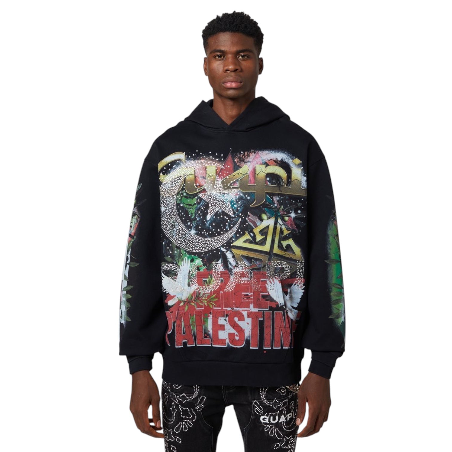 GUAPI: Free Palestine Hoodie – On Time Fashions