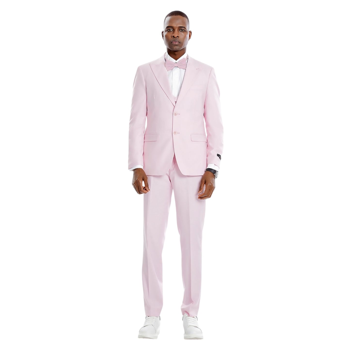 TAZZIO: Solid 3pc Skinny Fit Suit M370SK-04