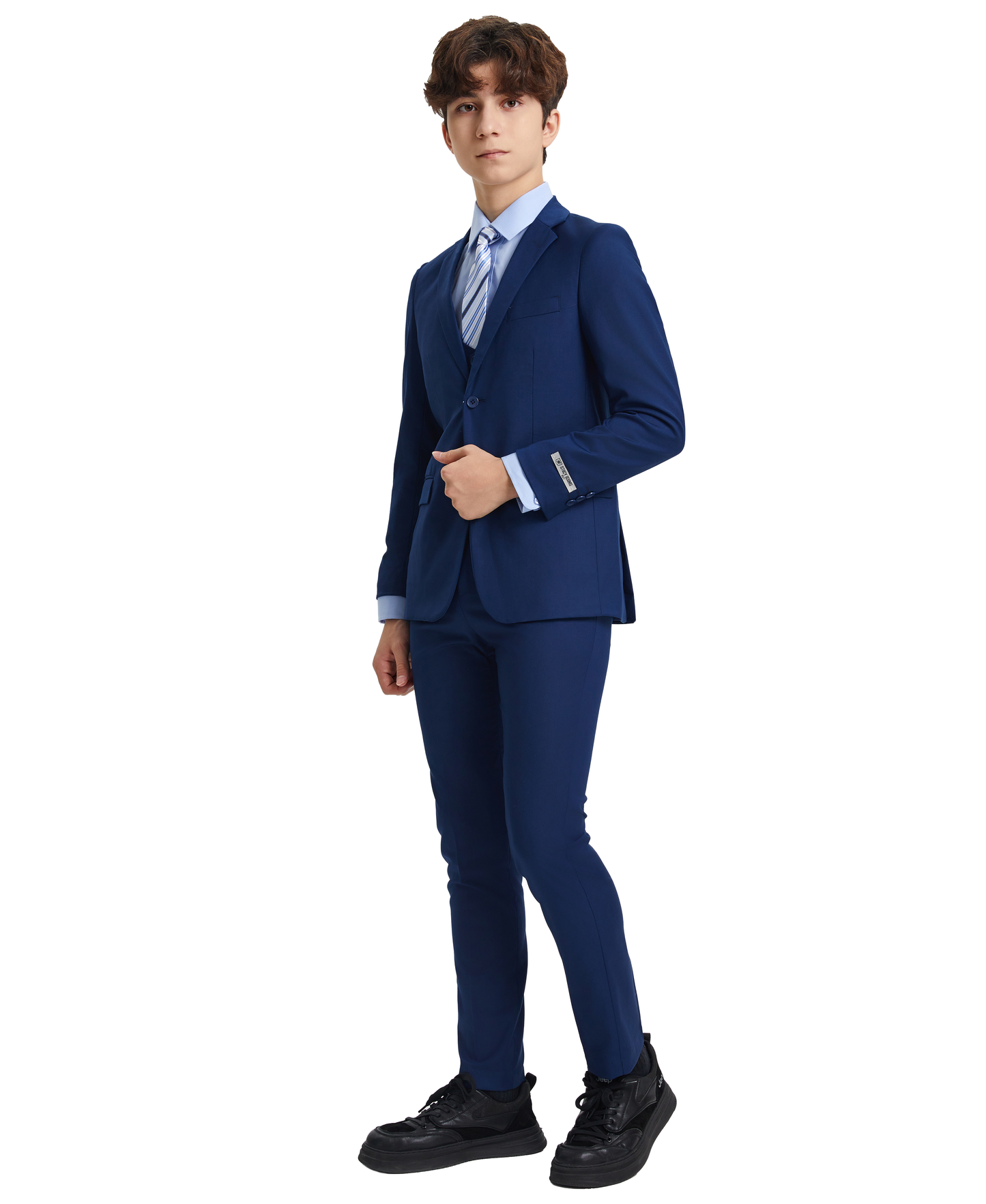 Stacy Adams 5pc Boys Suit, Indigo