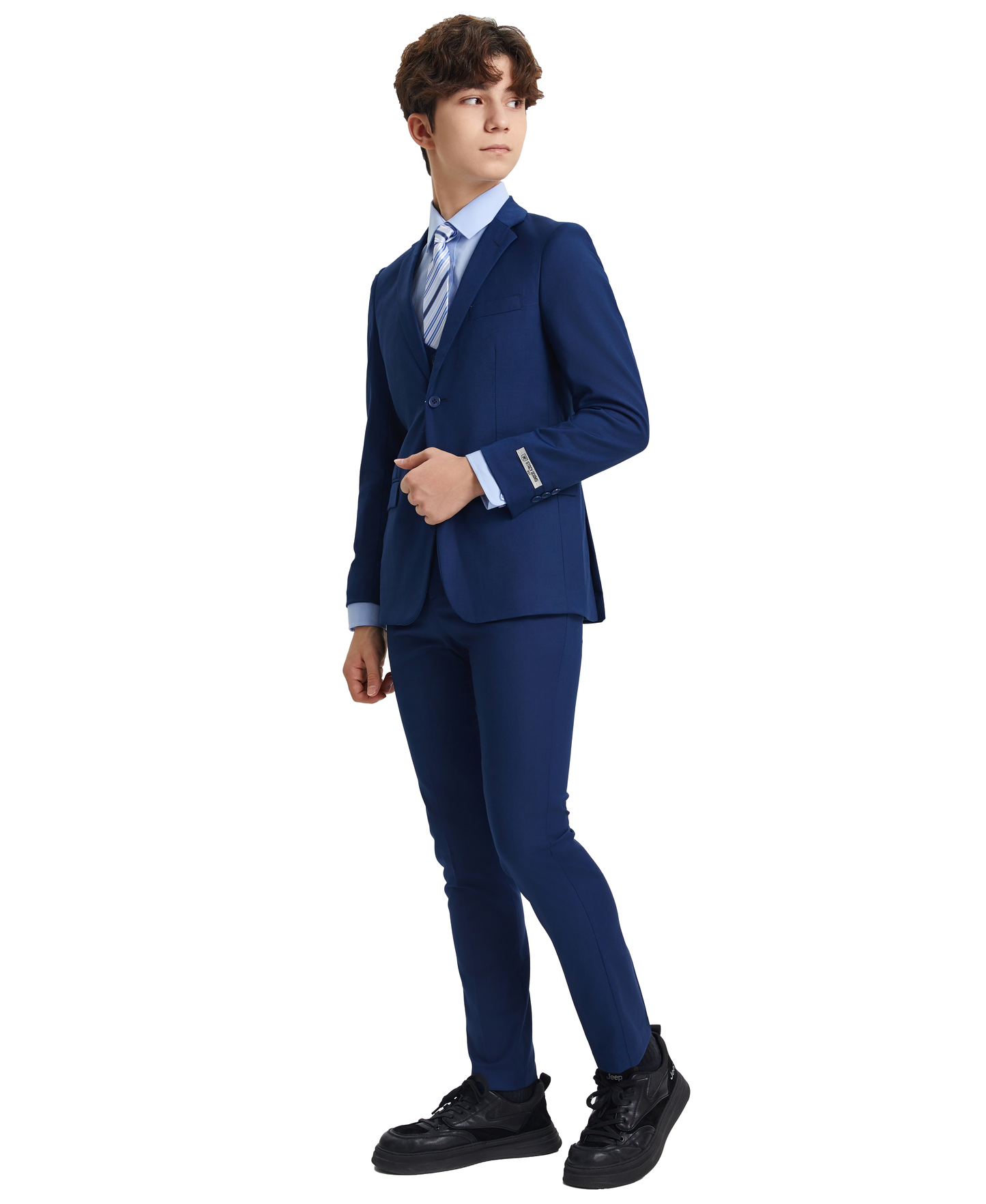 Stacy Adams 5pc Boys Suit, Indigo