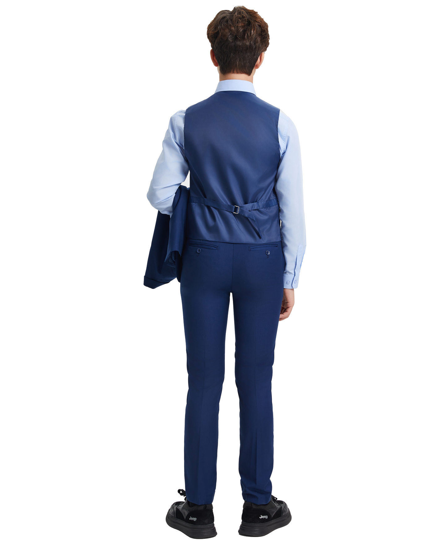 Stacy Adams 5pc Boys Suit, Indigo