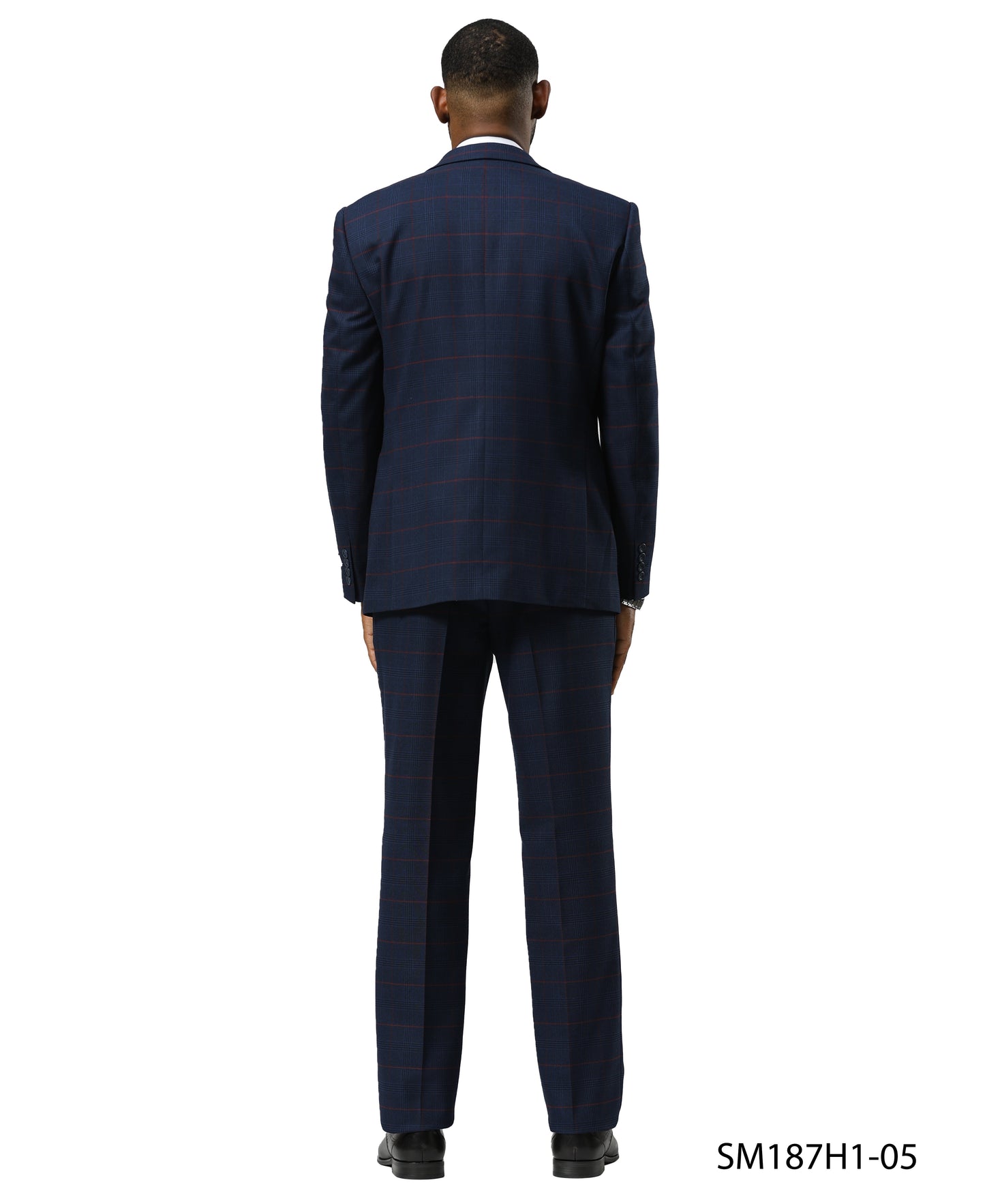 Mens Suit Windowpane by Stacy Adams