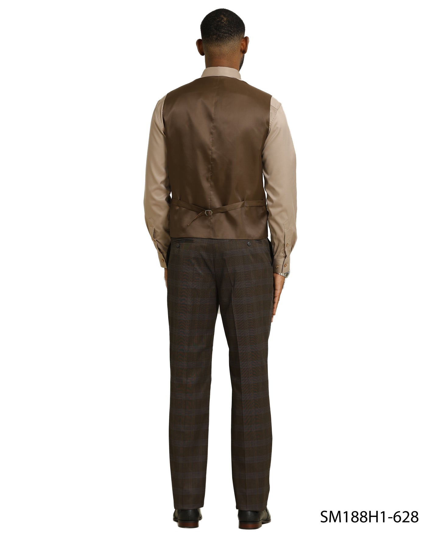 Mens Suit Glen Check by Stacy Adams