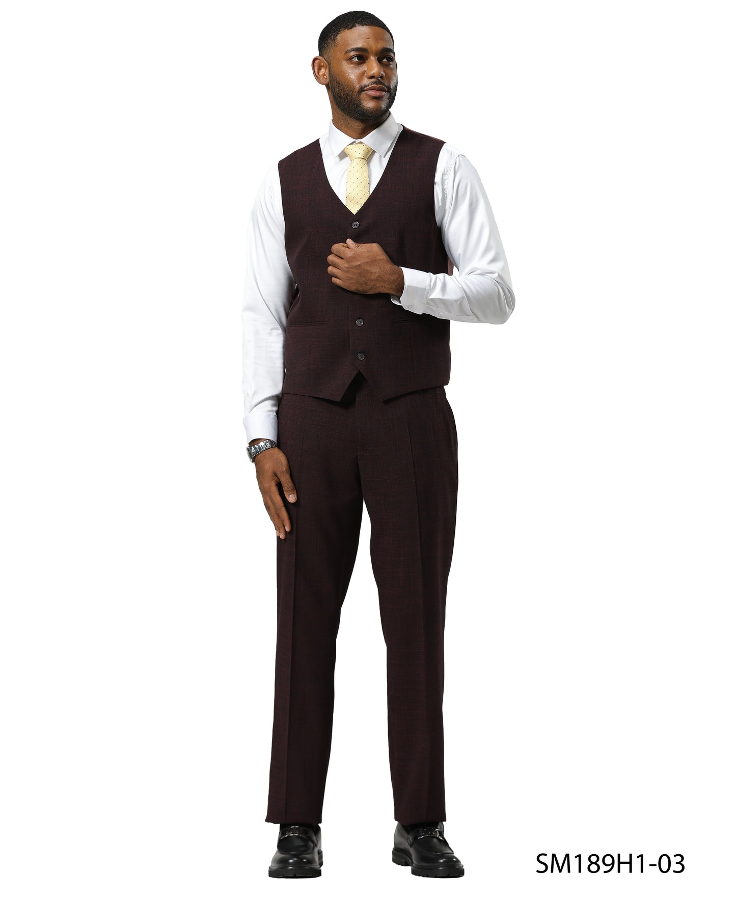 Mens Suit Tattersall Pattern by Stacy Adams