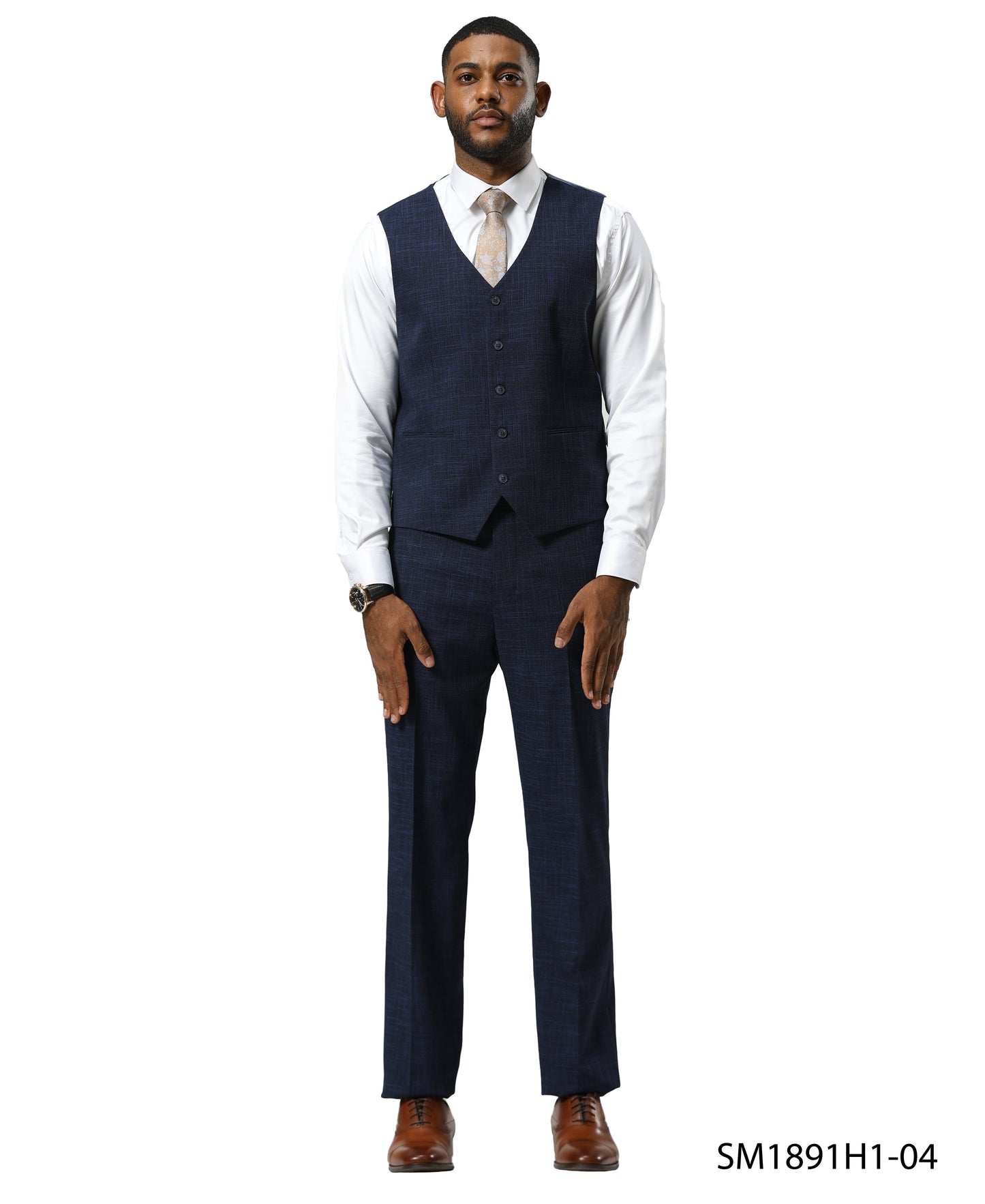 Mens Suit Tattersall Pattern by Stacy Adams