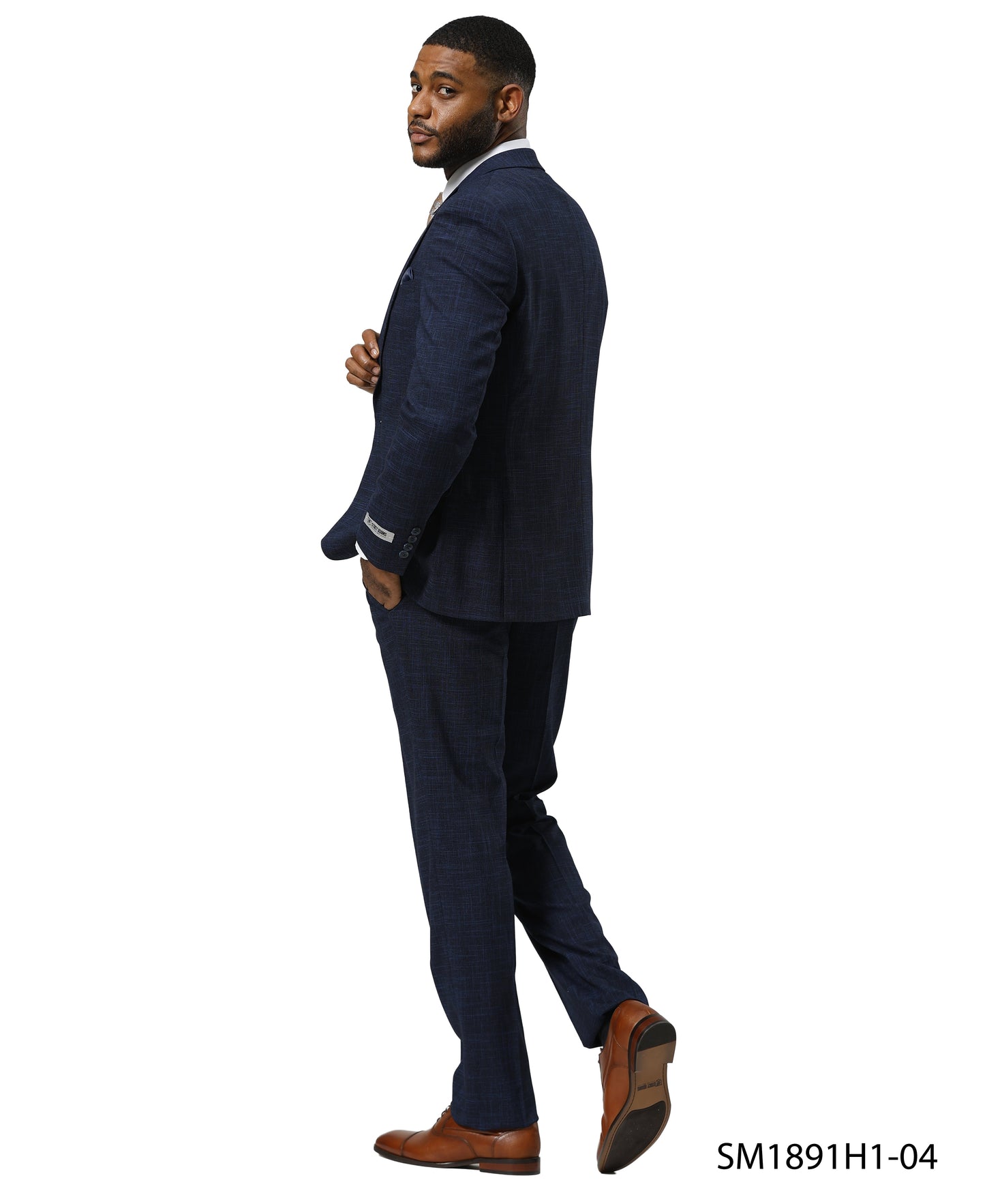 Mens Suit Tattersall Pattern by Stacy Adams