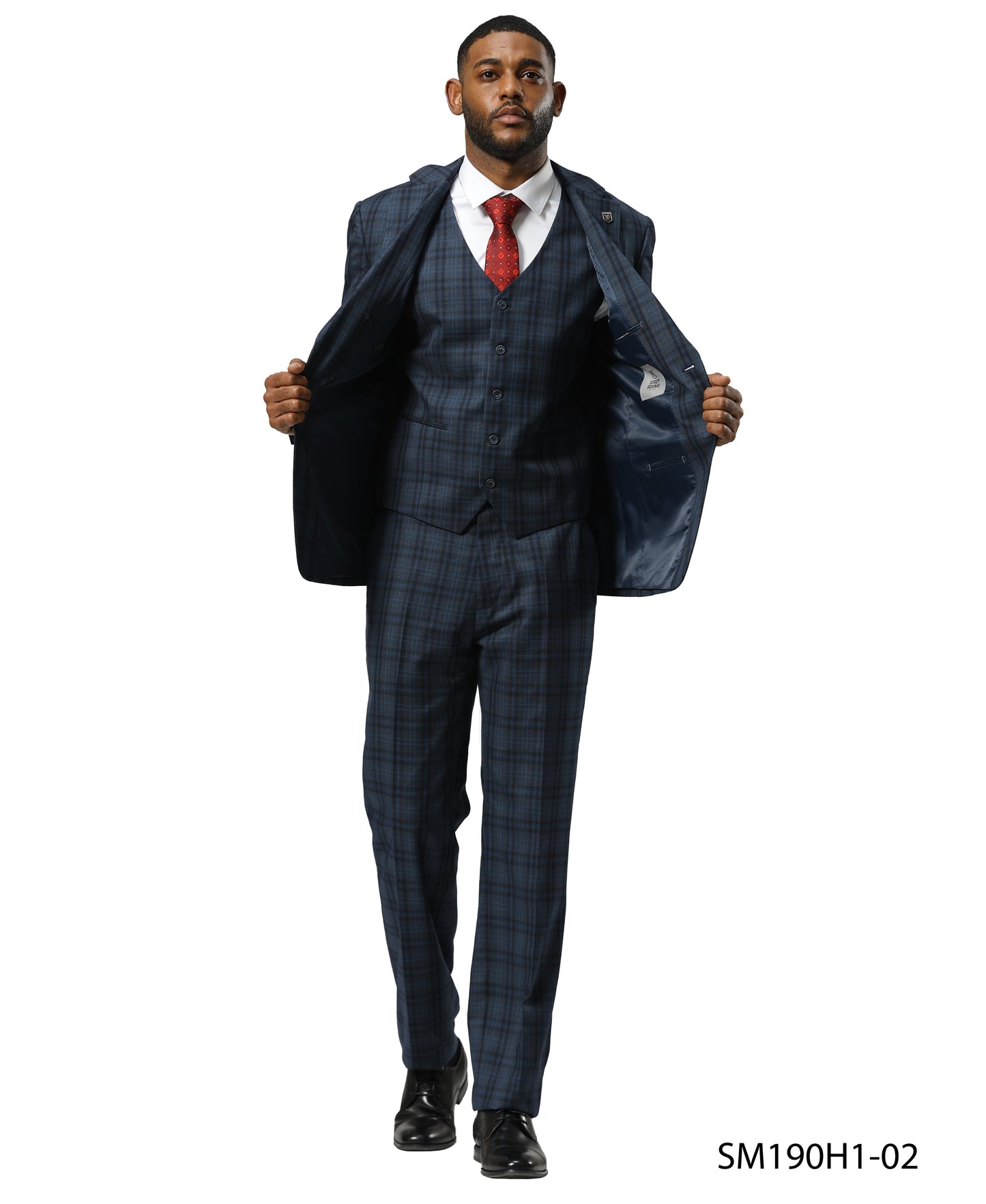 Mens Suit Glen Plaid by Stacy Adams