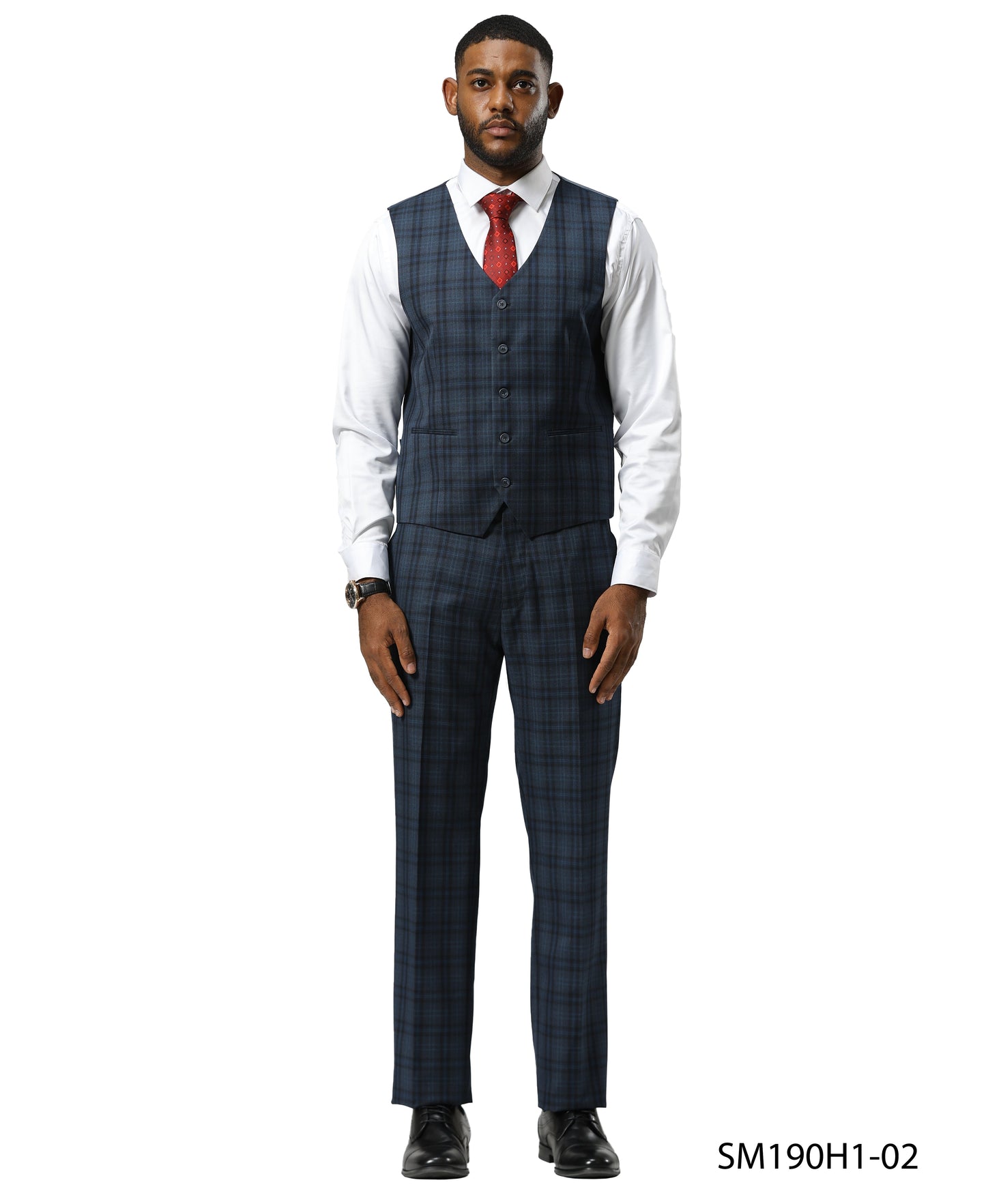 Mens Suit Glen Plaid by Stacy Adams