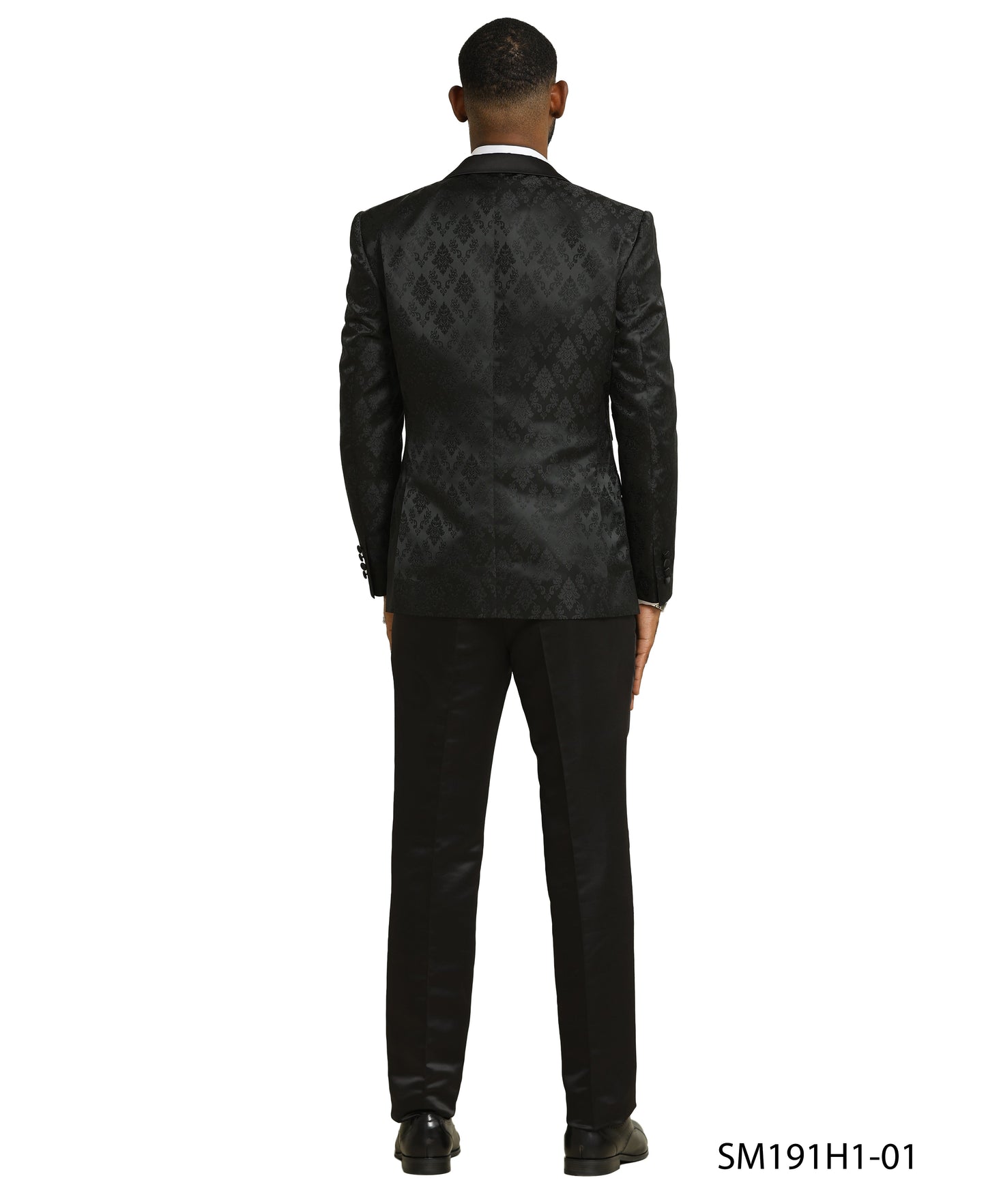 Mens Suit Satin Peak Lapel by Stacy Adams