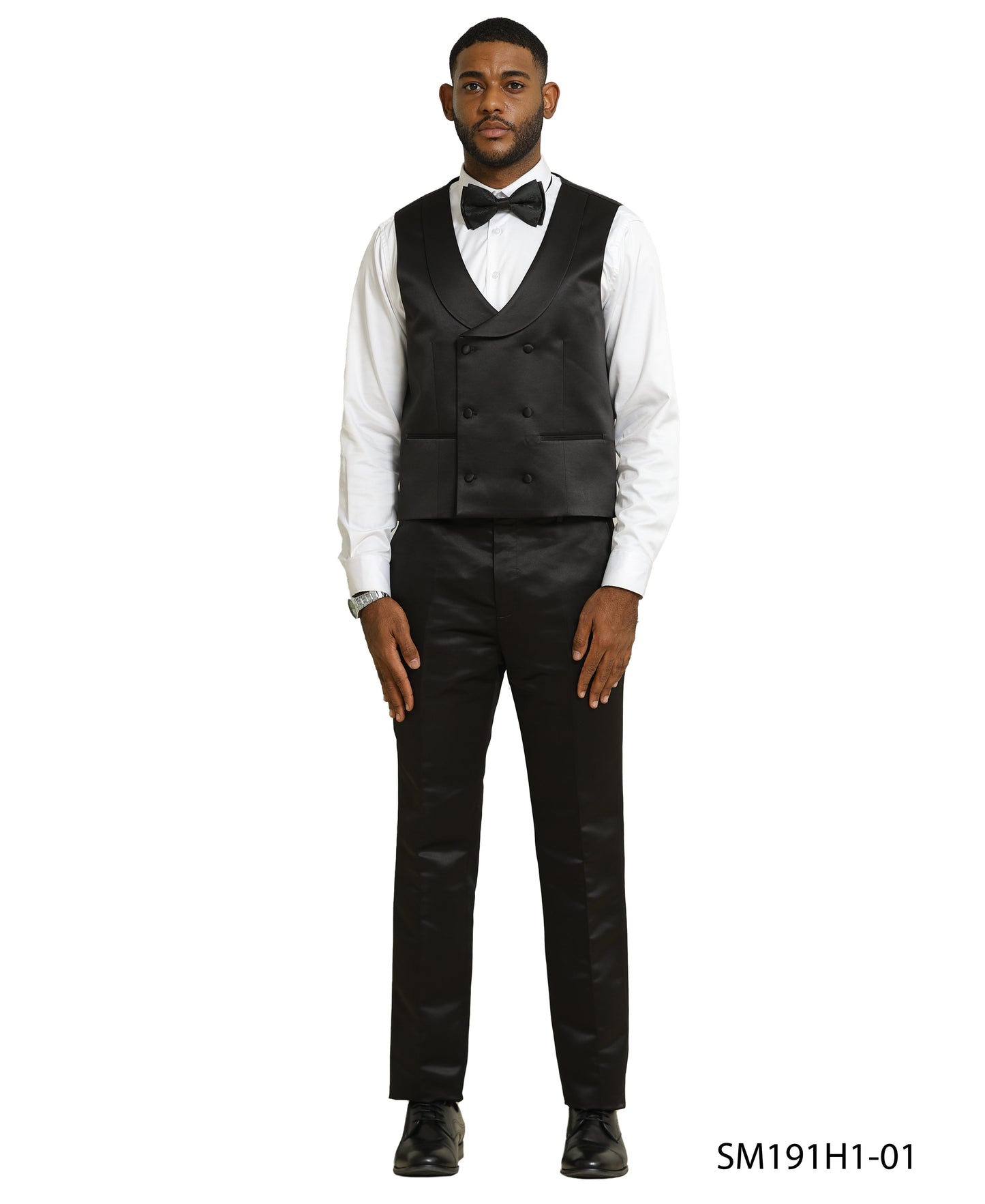 Mens Suit Satin Peak Lapel by Stacy Adams