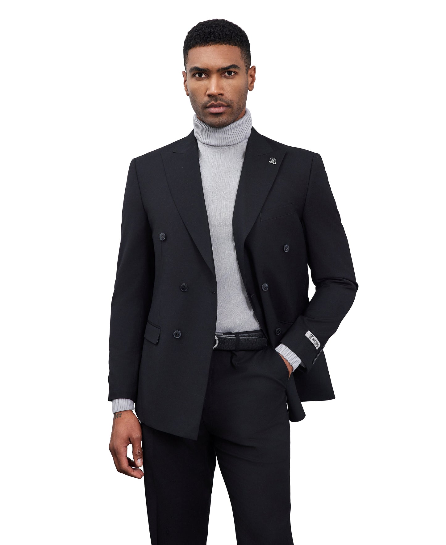 Mens Suit Double Breasted by Stacy Adams