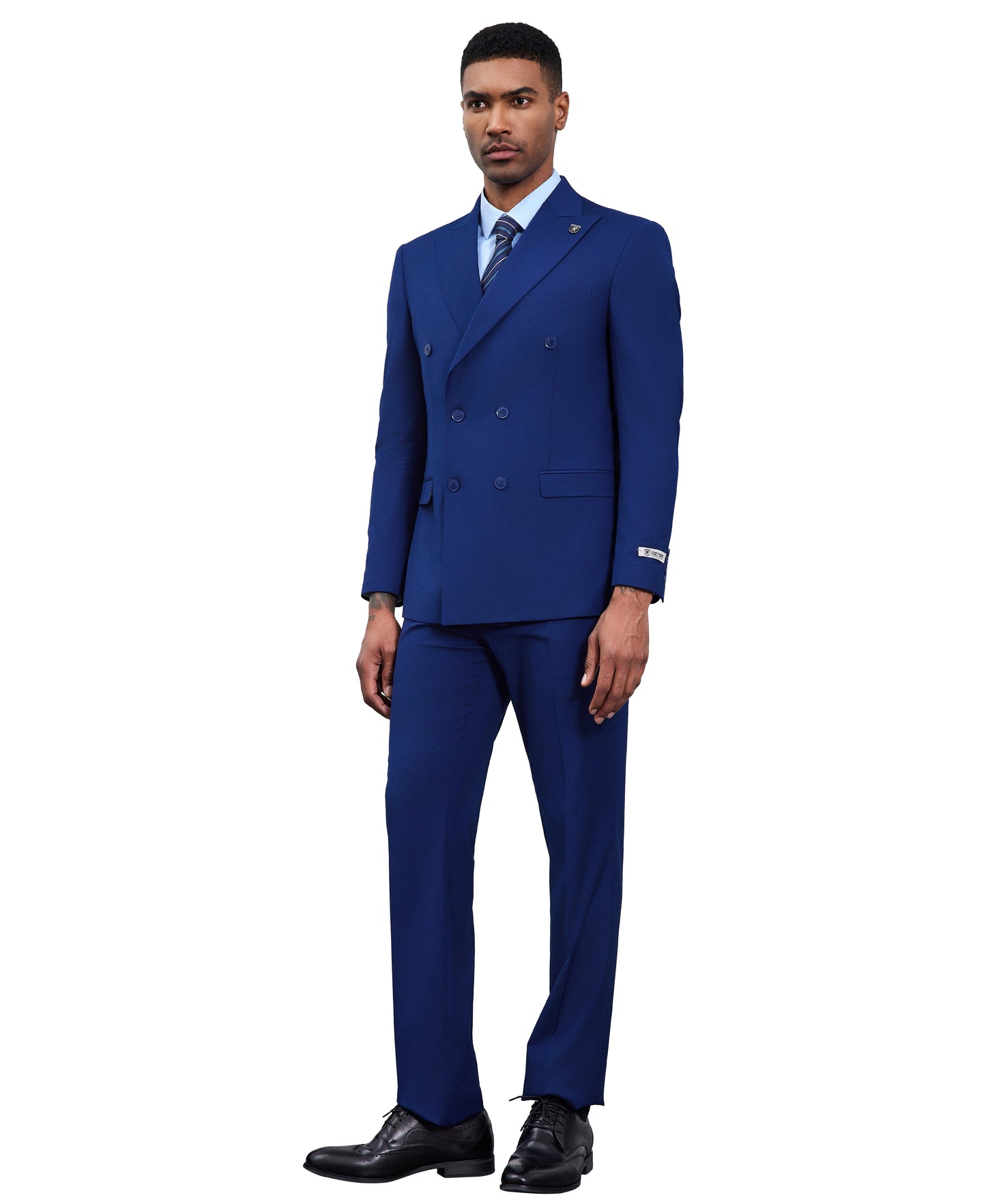 Mens Suit Double Breasted by Stacy Adams