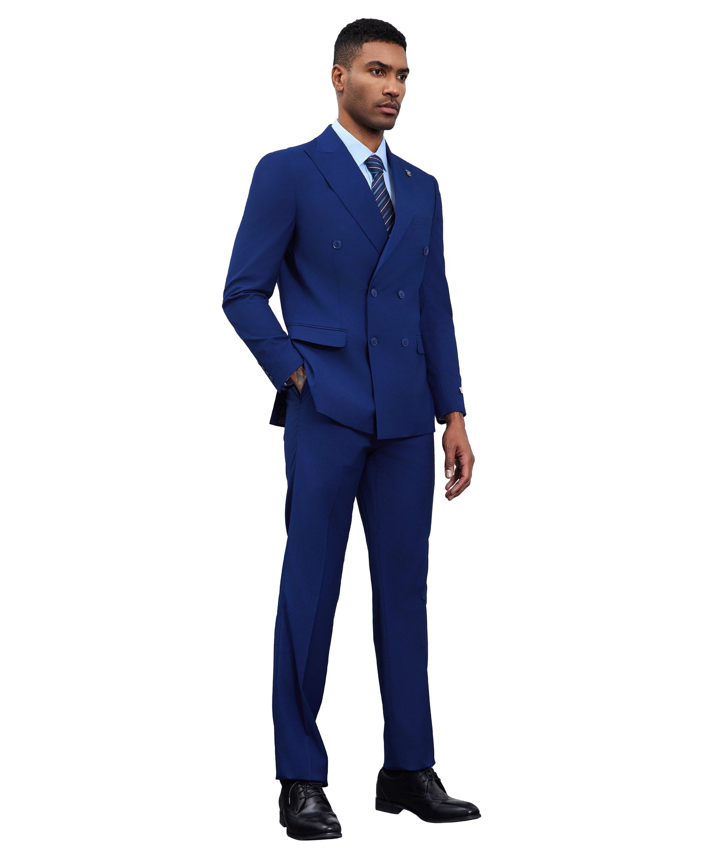 Mens Suit Double Breasted by Stacy Adams