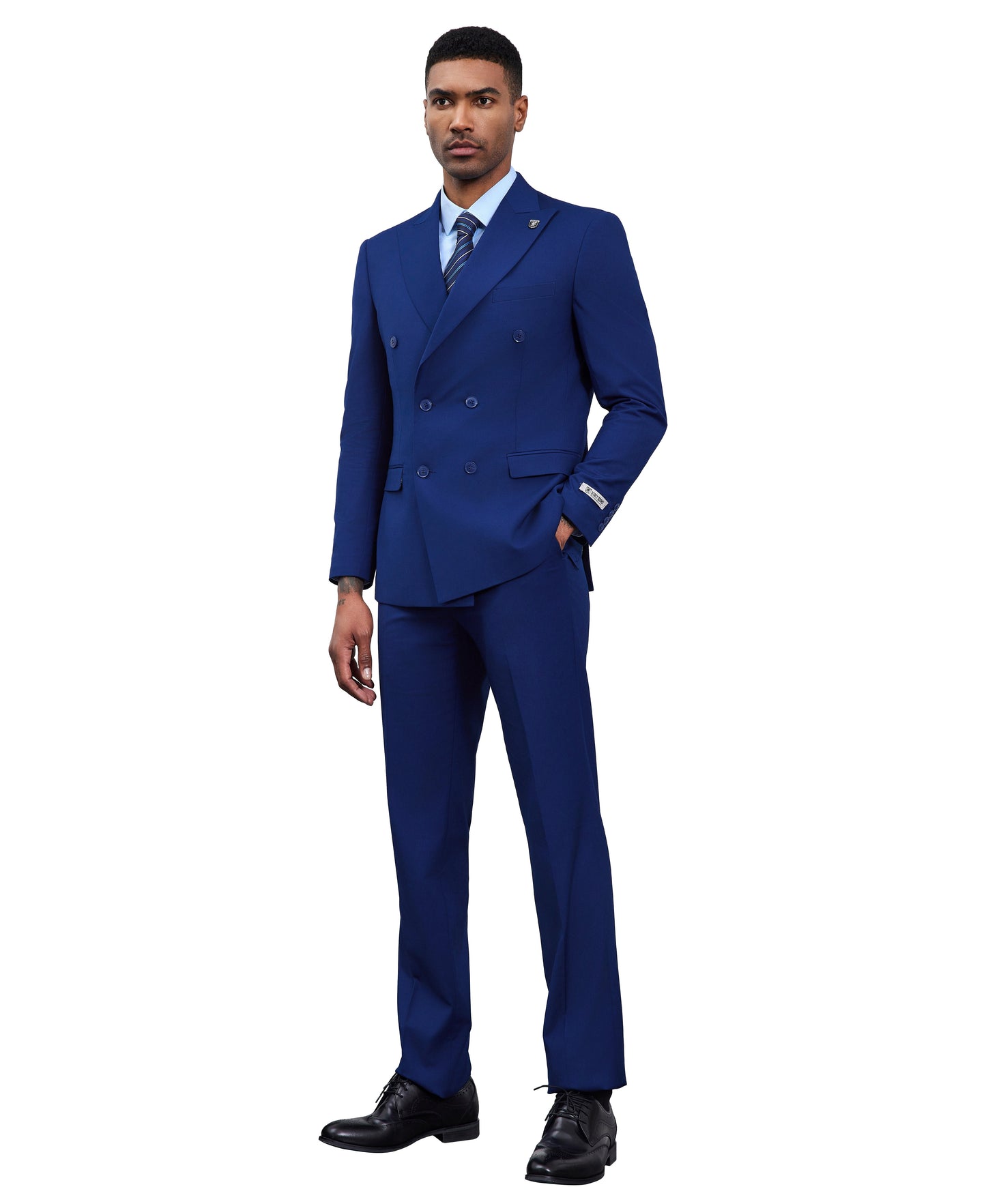 Mens Suit Double Breasted by Stacy Adams