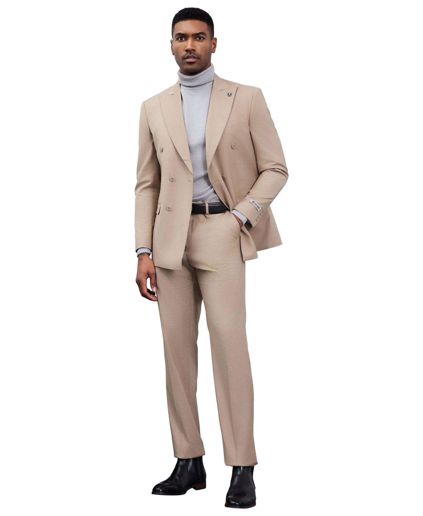 Mens Suit Double Breasted by Stacy Adams