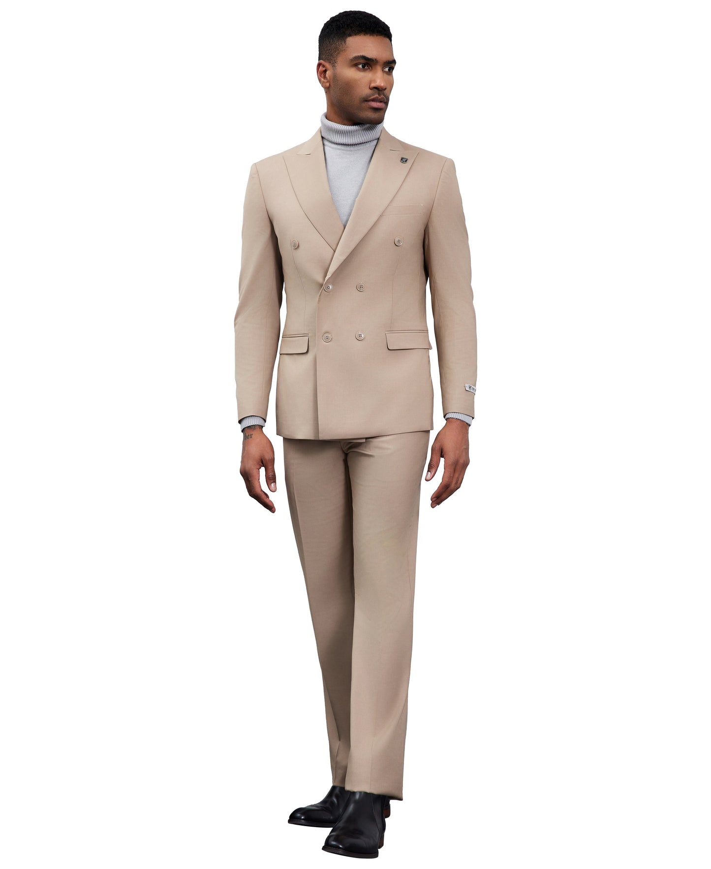 Mens Suit Double Breasted by Stacy Adams