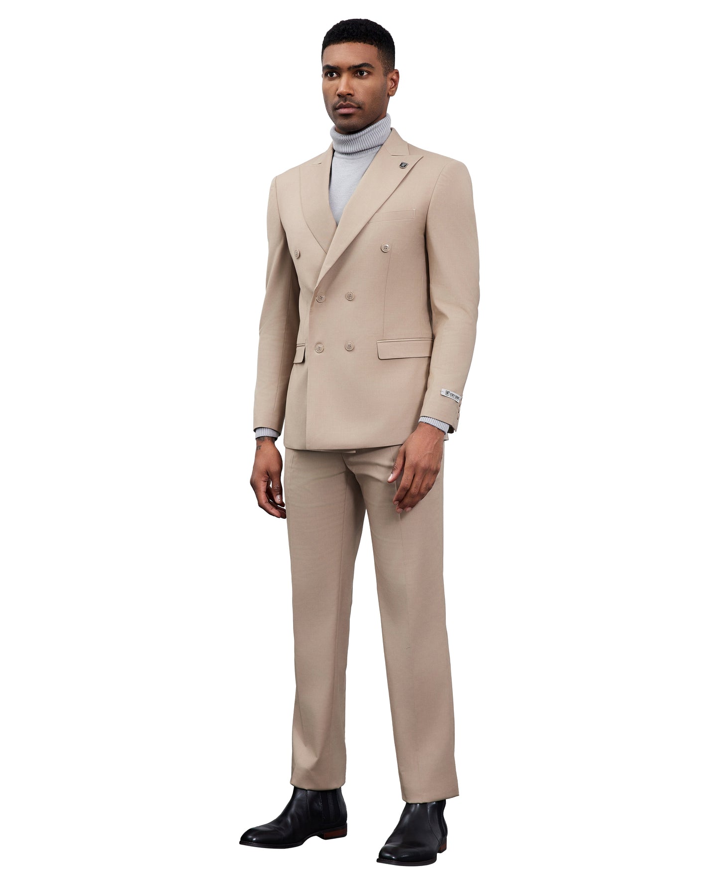 Mens Suit Double Breasted by Stacy Adams