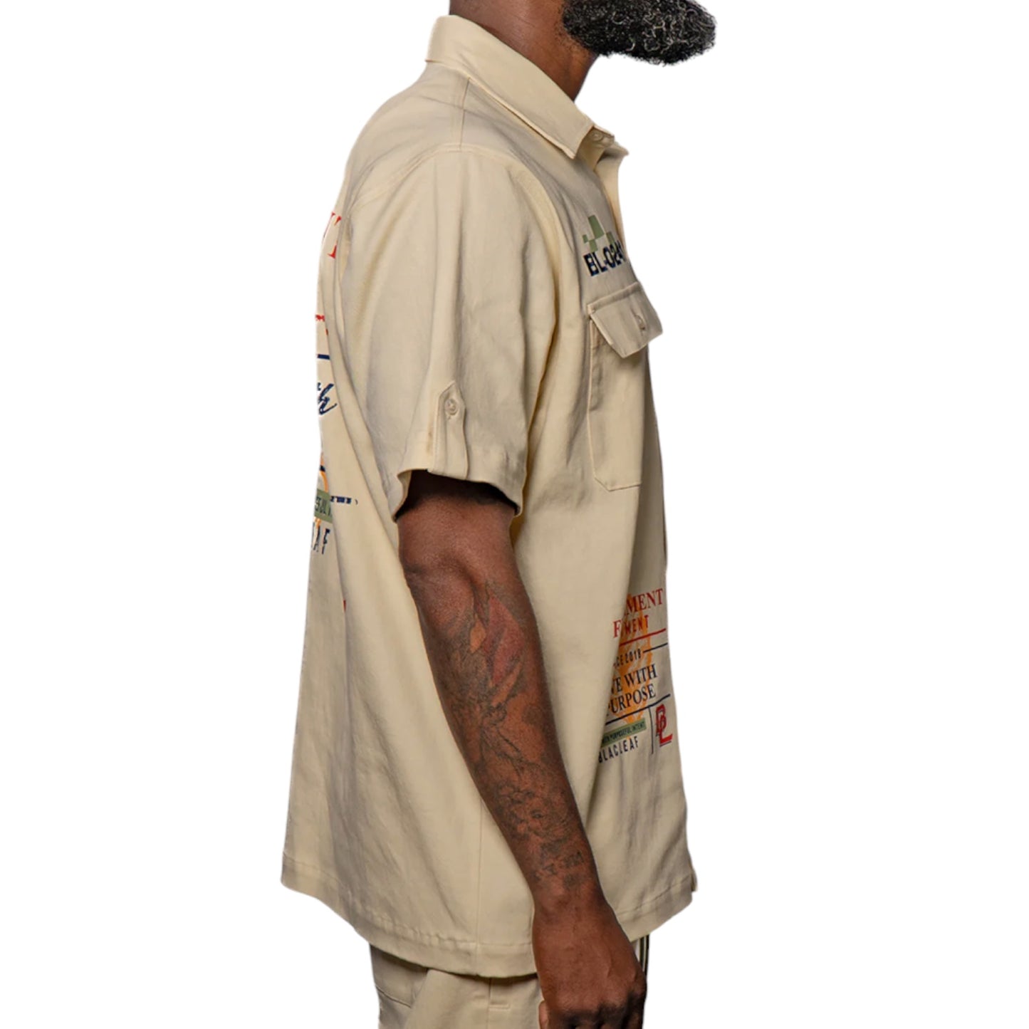 BLAC LEAF: Fulfillment Dept. Button Up 100