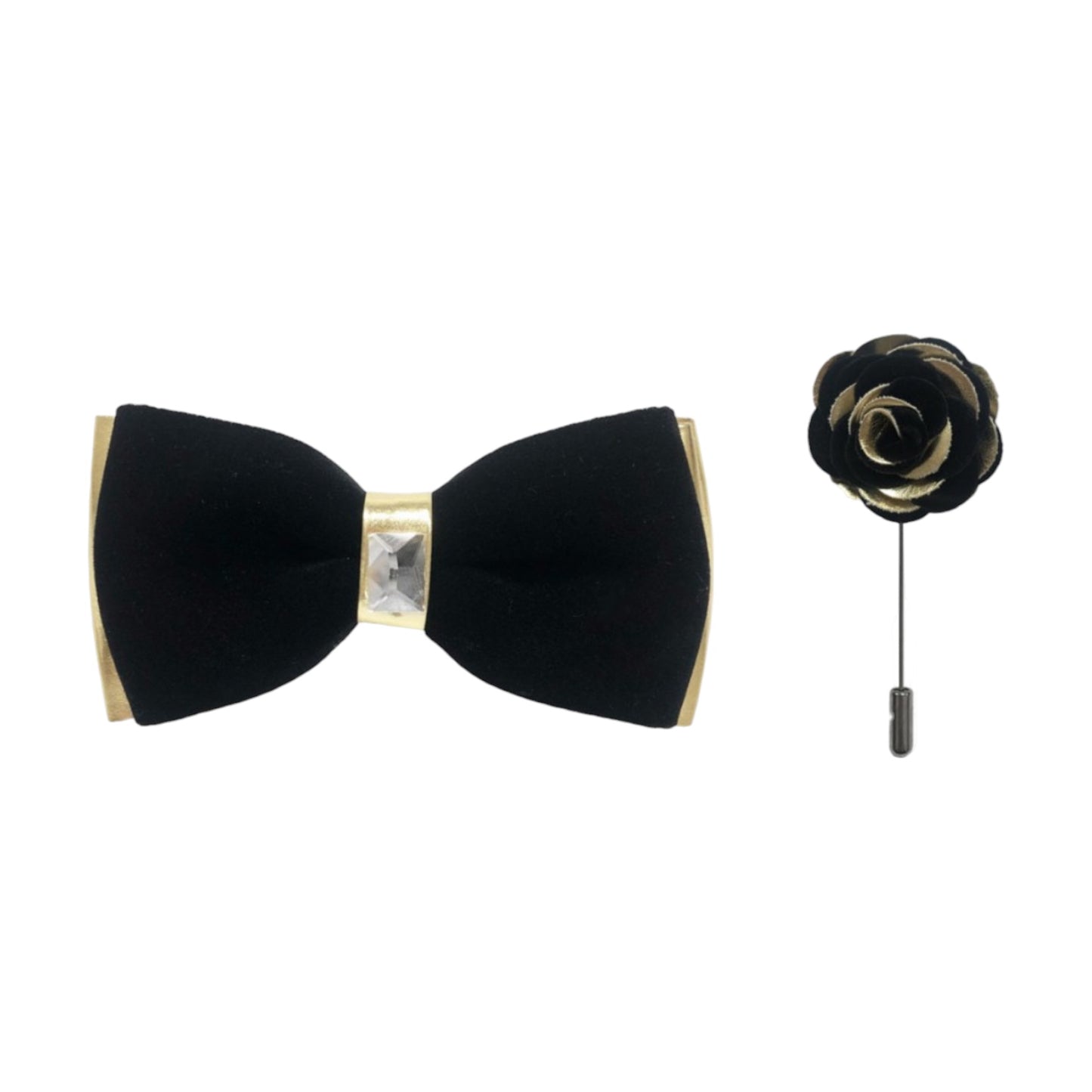 BRAND Q: Gold 2Tone Bow BPVG100