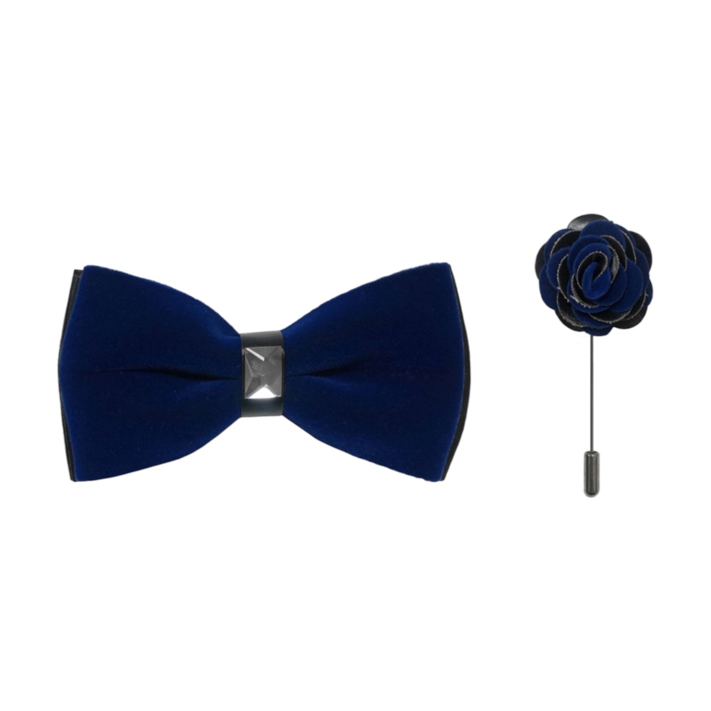 BRAND Q: Black 2Tone Bow BPVB100