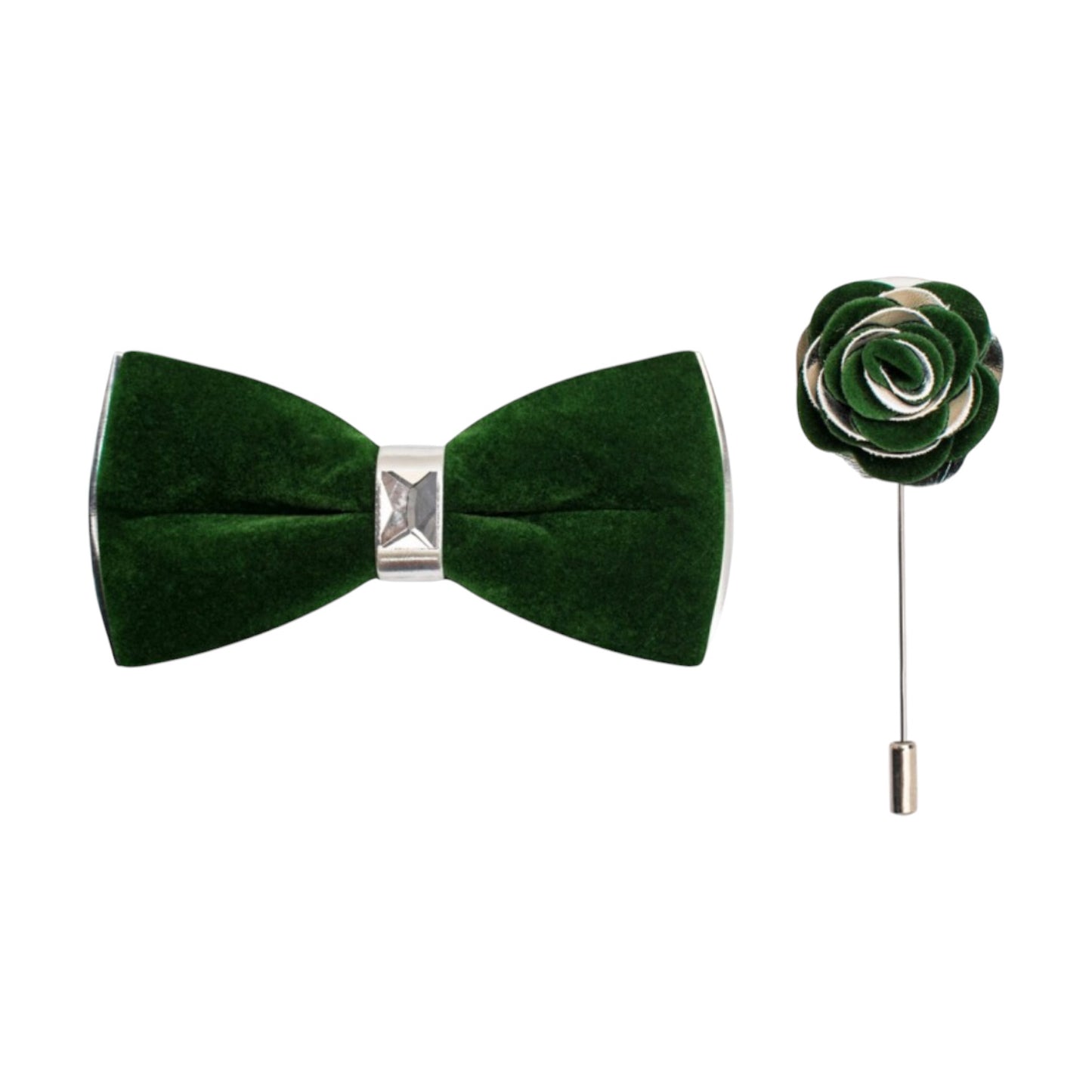 BRAND Q: Silver 2Tone Bow BPVS100