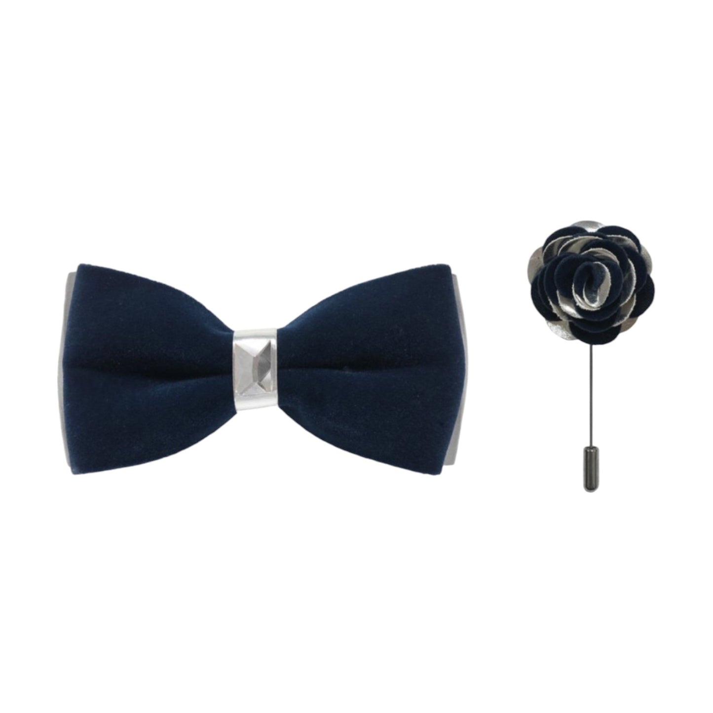 BRAND Q: Silver 2Tone Bow BPVS100