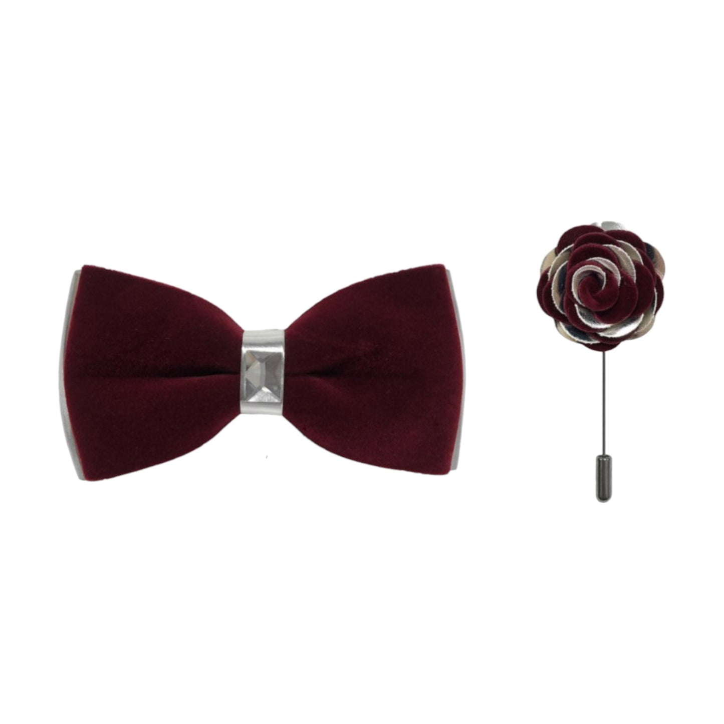 BRAND Q: Silver 2Tone Bow BPVS100