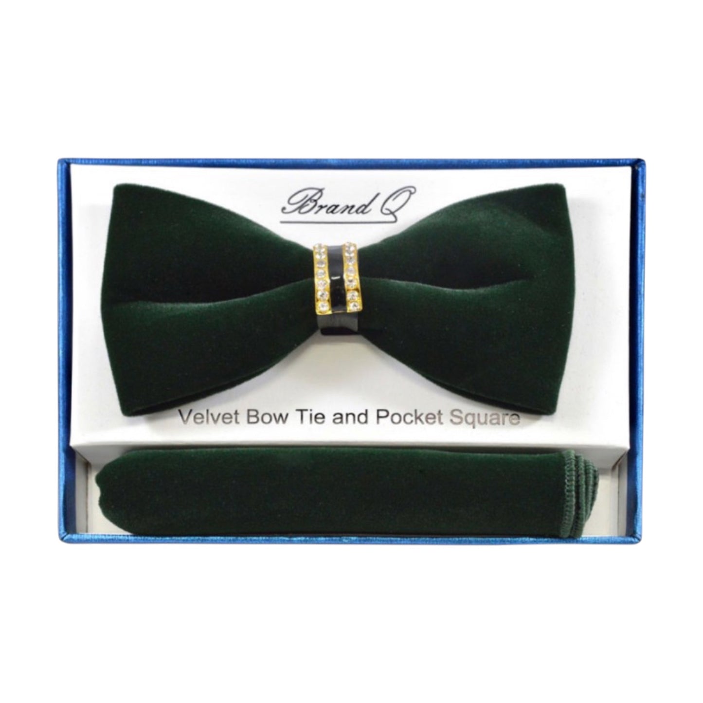 BRAND Q: Embellished Velvet Bow w/ Hanky BTVR100