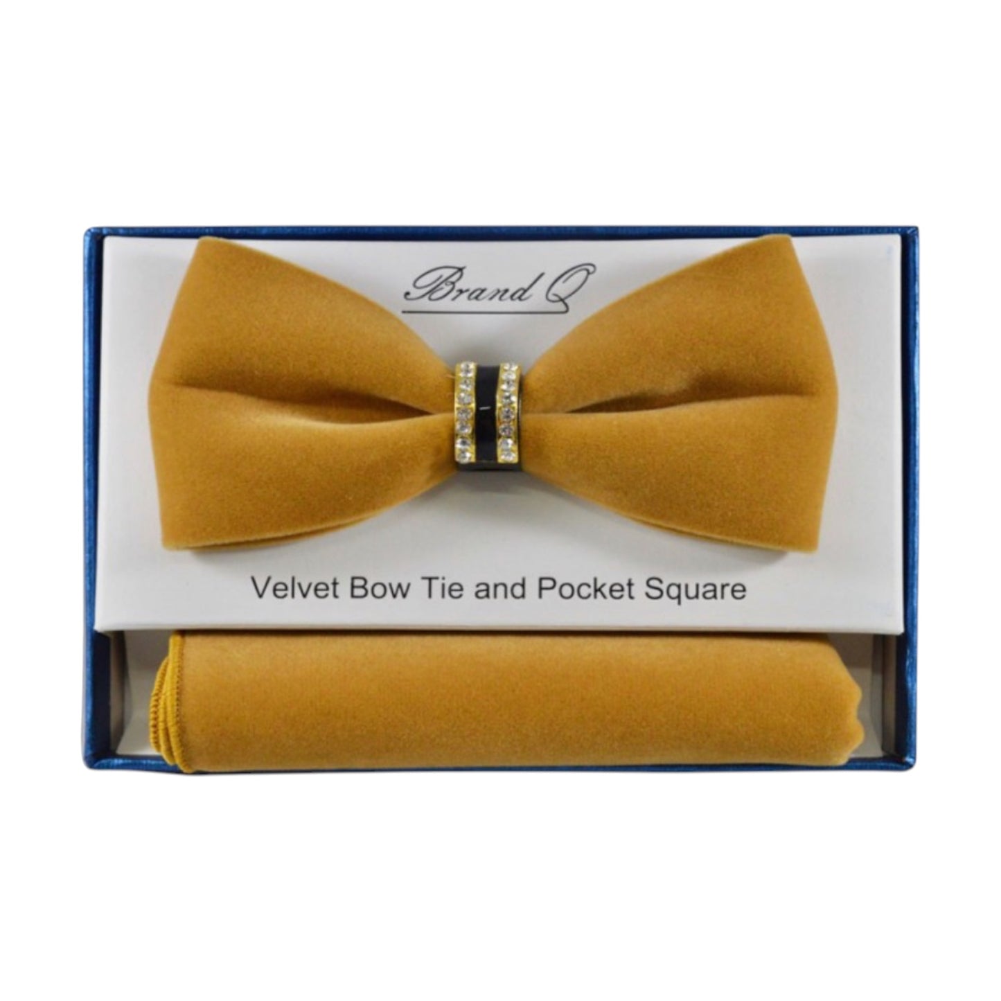 BRAND Q: Embellished Velvet Bow w/ Hanky BTVR100