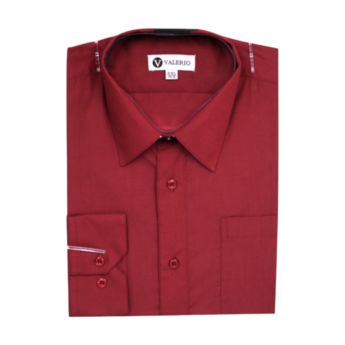VALERIO: Solid Modern Fit Dress Shirt VS10