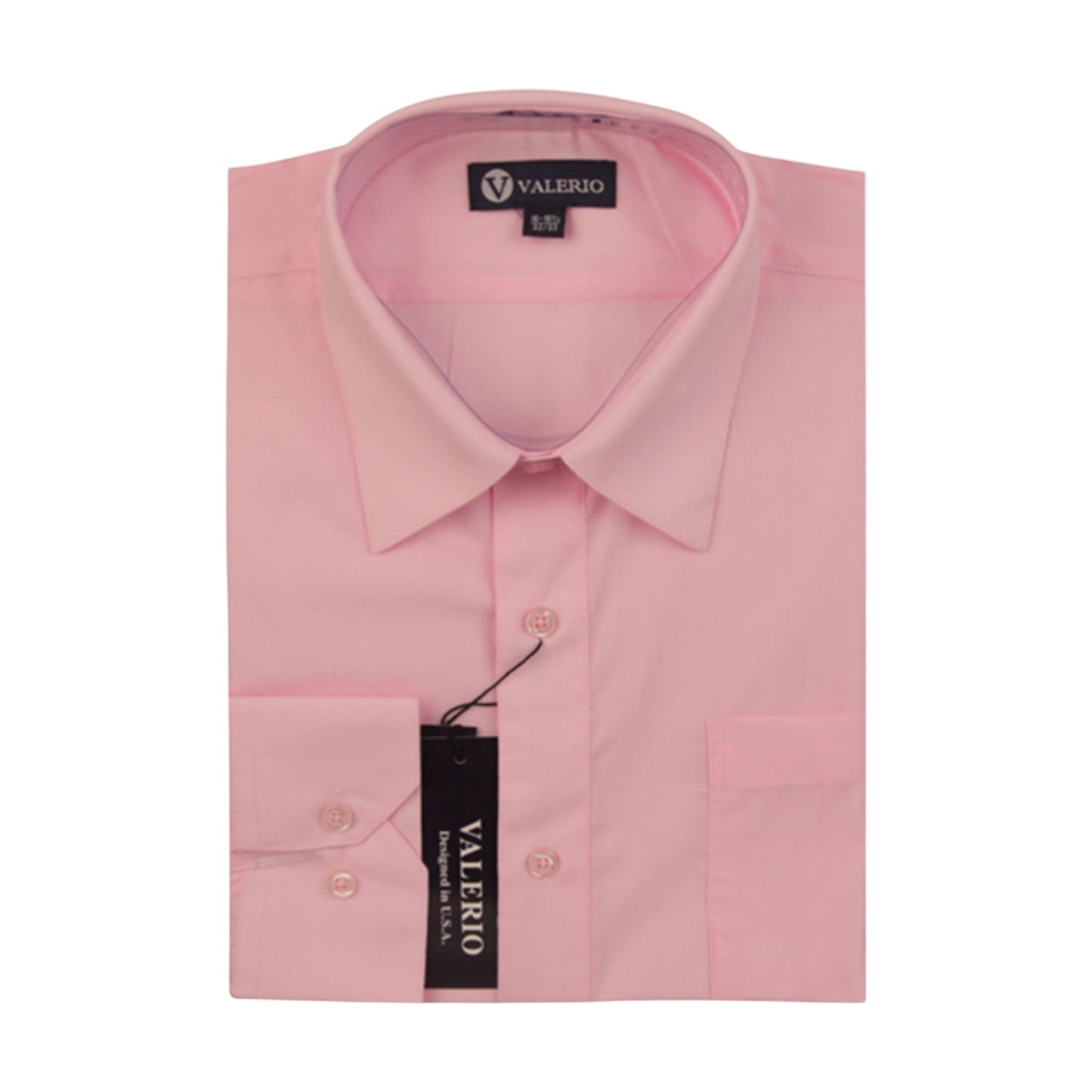 VALERIO: Solid Modern Fit Dress Shirt VS10