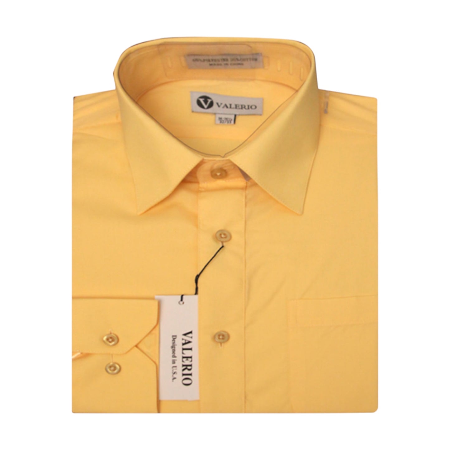 VALERIO: Solid Modern Fit Dress Shirt VS10