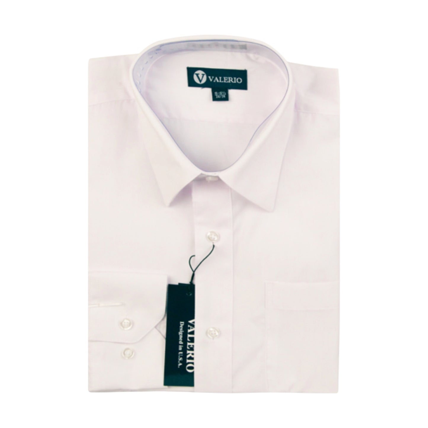 VALERIO: Solid Modern Fit Dress Shirt VS10