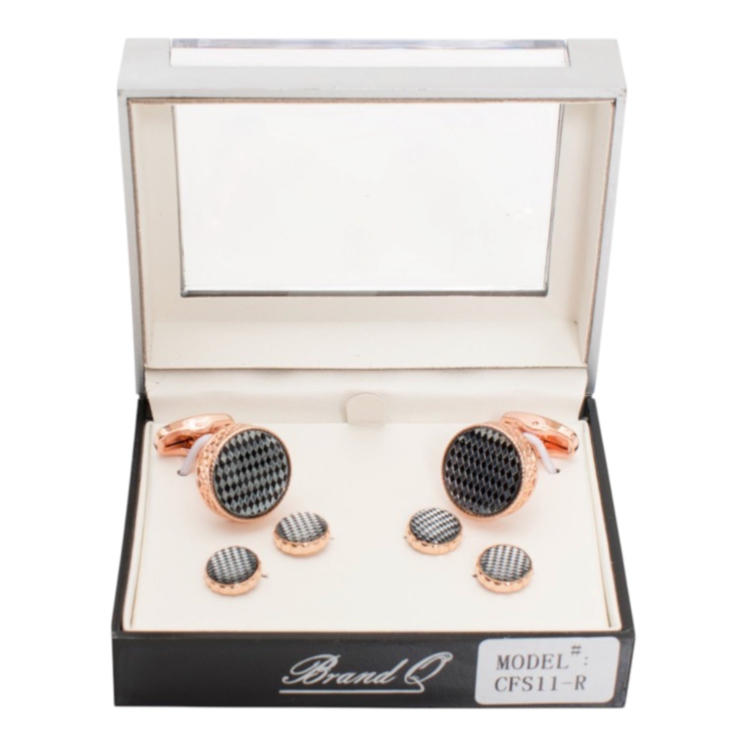 BRAND Q: Cufflinks w/ Tuxedo Studs CFS11