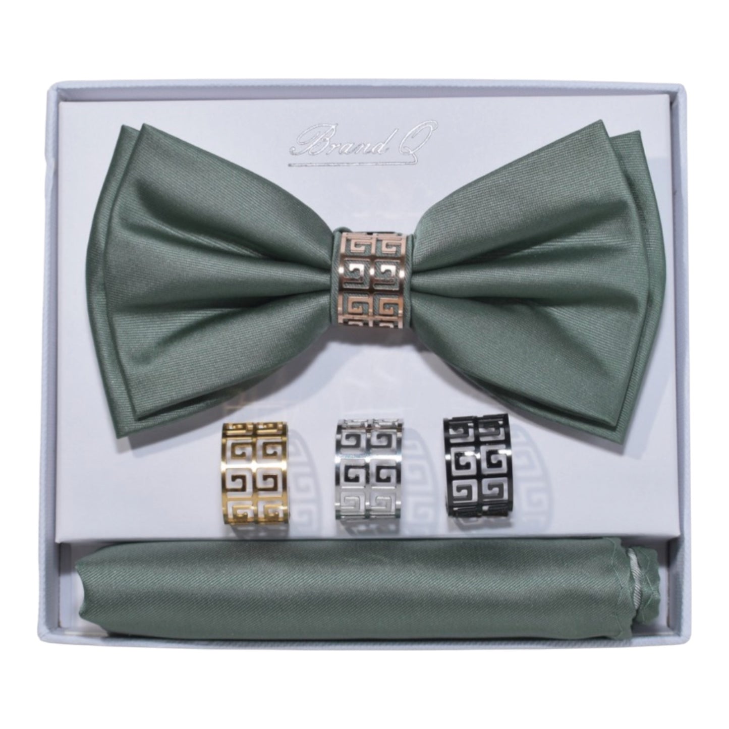 BRAND Q: Solid Bow W/ Hanky BTR100