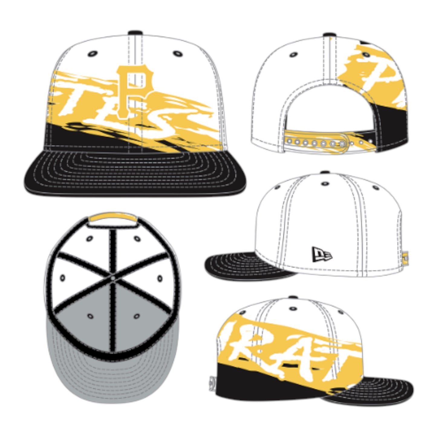 NEW ERA: Pirates Swept Snapback 60805744