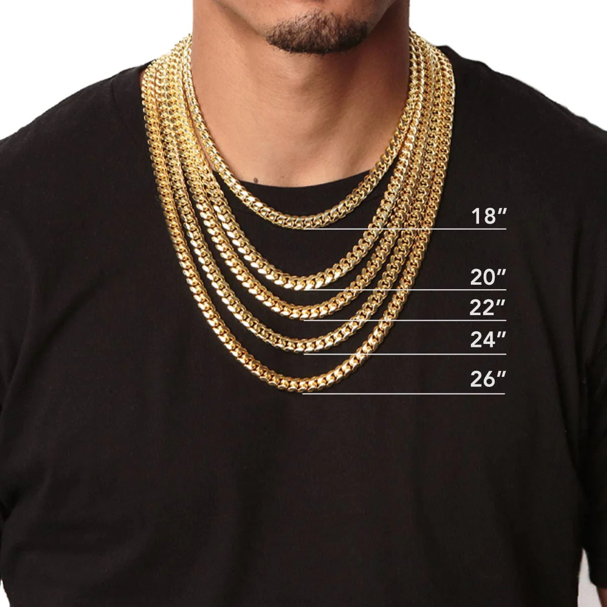 KING ICE: 5mm Moon Cut Miami Cuban Chain