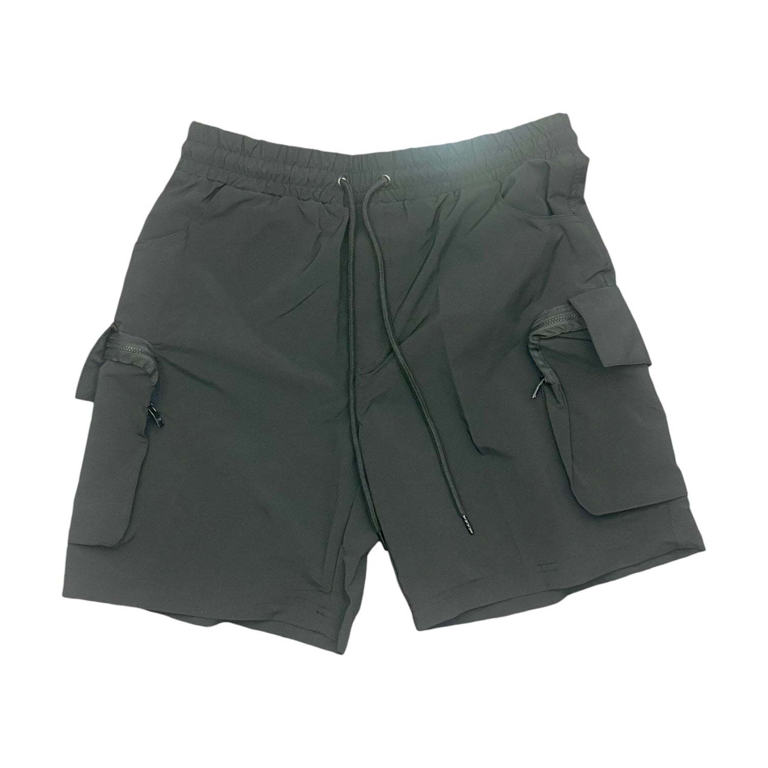 Nylon cargo shorts